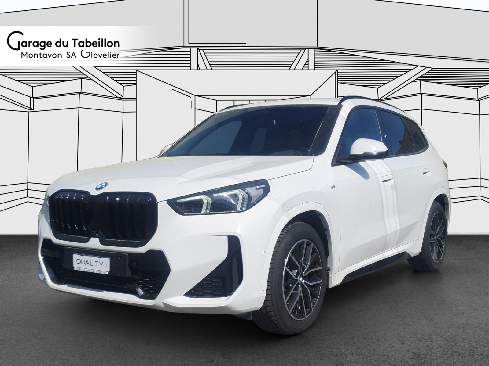 BMW X1 23d paddles