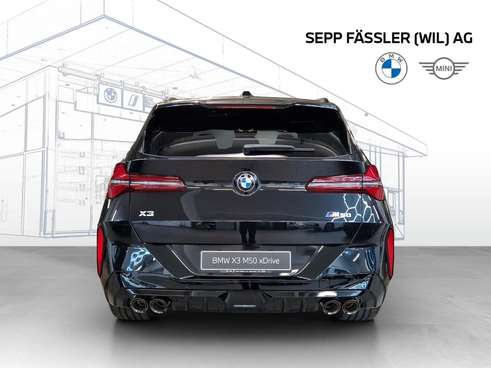 BMW X3 M50 xDrive M Sport Pro, Hybride Leggero Benzina/Elettrica, Auto nuove, Automatico - 4
