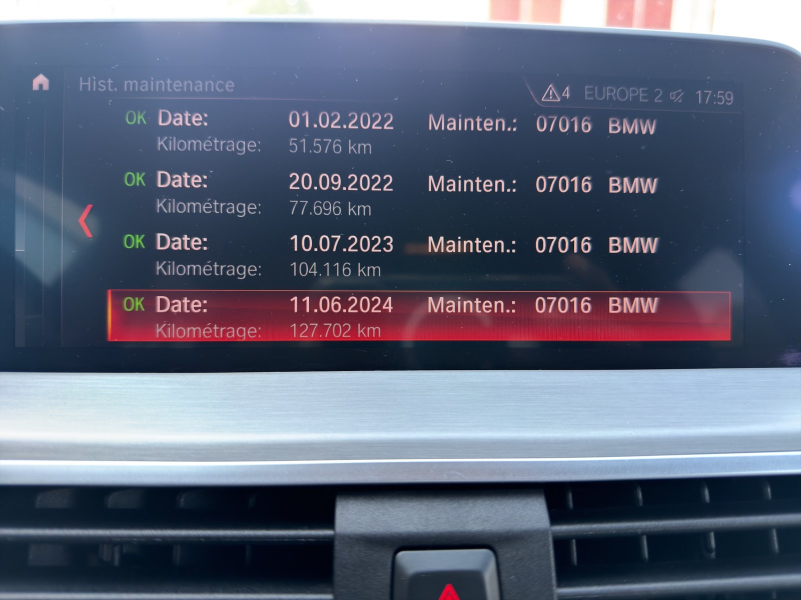 BMW X3 48V 20d M Sport Steptronic, Mild-Hybrid Diesel/Elektro, Occasion / Gebraucht, Automatik - 5