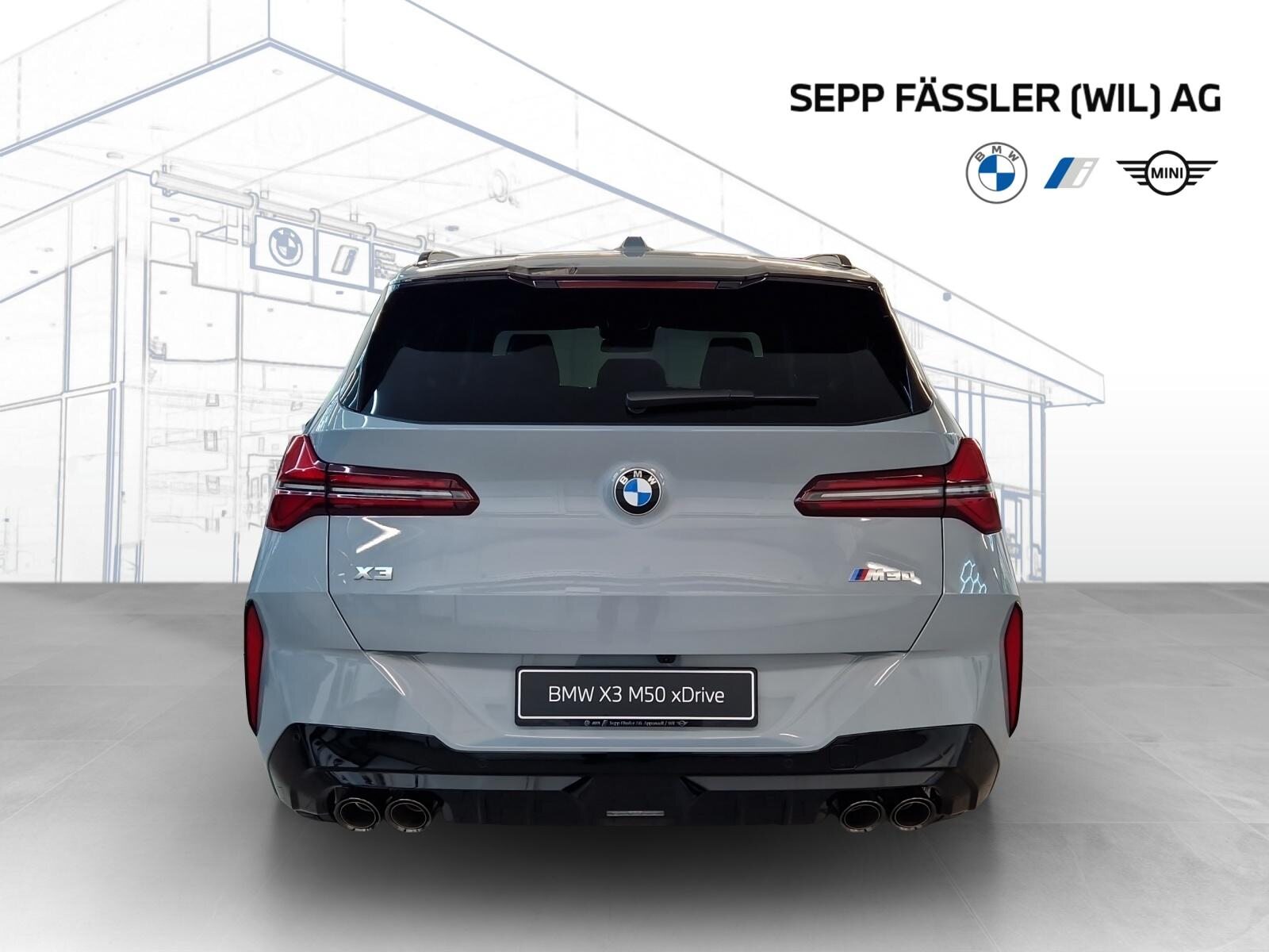 BMW X3 M50 xDrive M Sport Pro, Hybride Léger Essence/Électricité, Occasion / Utilisé, Automatique - 4