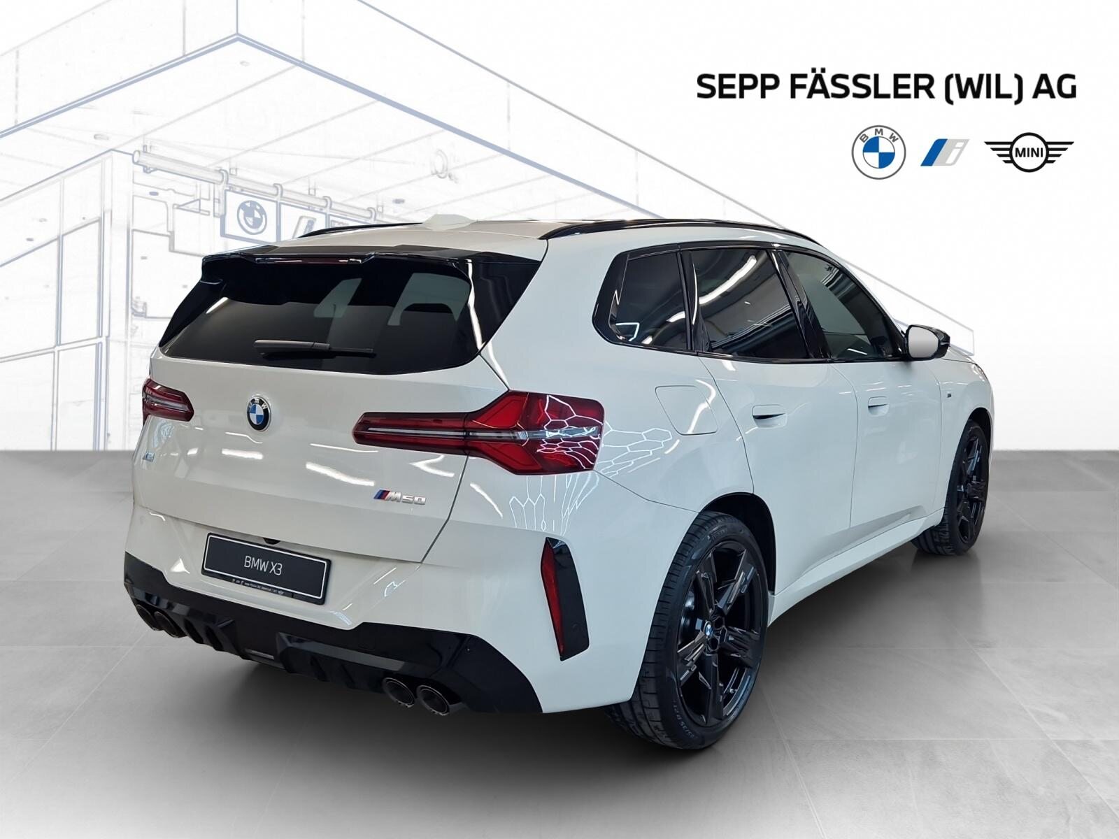 BMW X3 M50 xDrive M Sport Pro, Mild-Hybrid Petrol/Electric, Ex-demonstrator, Automatic - 4