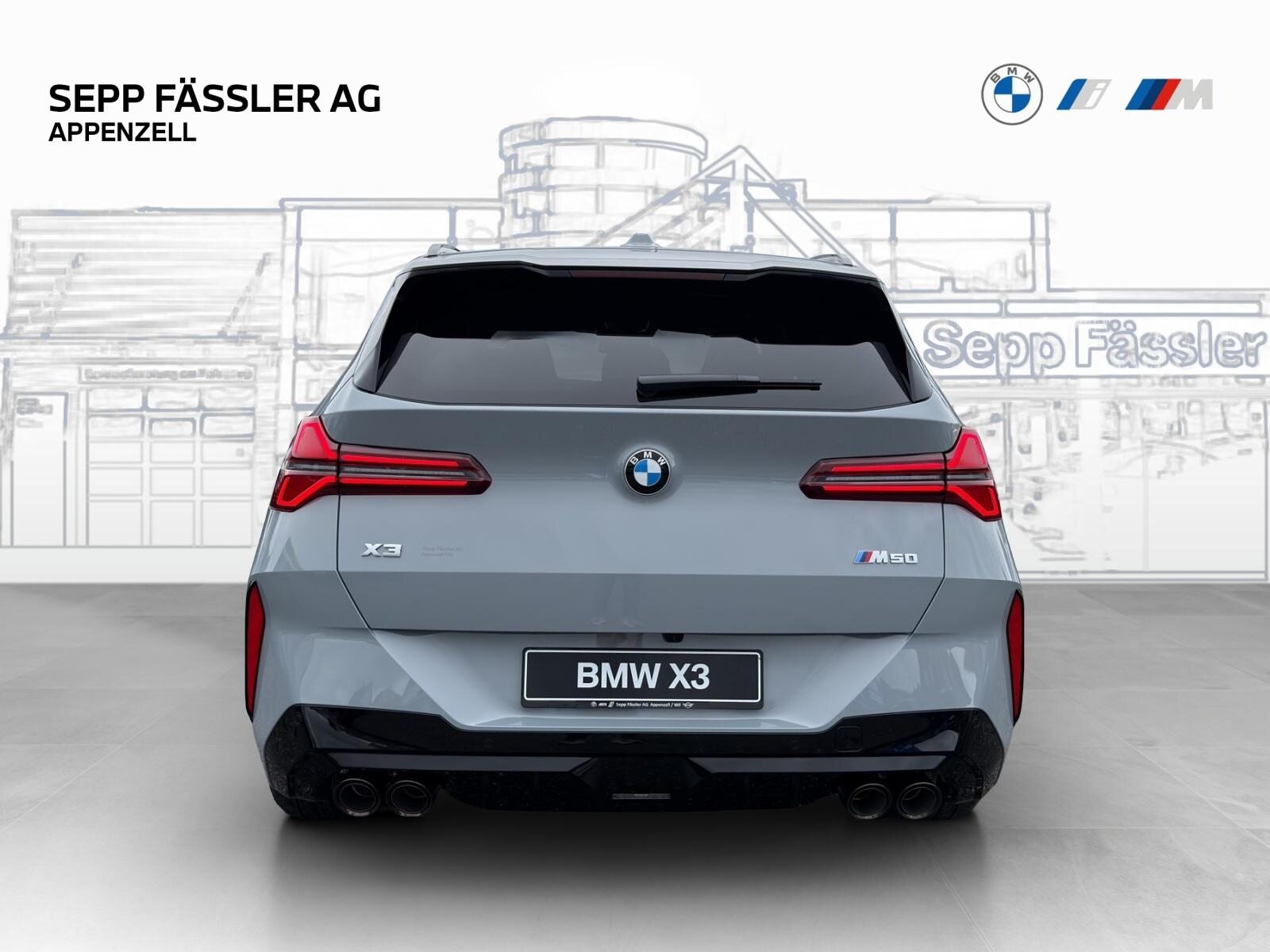 BMW X3 M50 xDrive M Sport Pro, Mild-Hybrid Benzin/Elektro, Vorführwagen, Automatik - 4