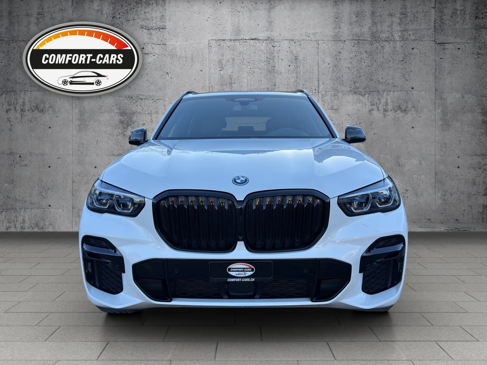 BMW X5 45e M Sport Steptronic Mineralweiss met., Plug-in-Hybrid Benzin/Elektro, Occasion / Gebraucht, Automatik - 2
