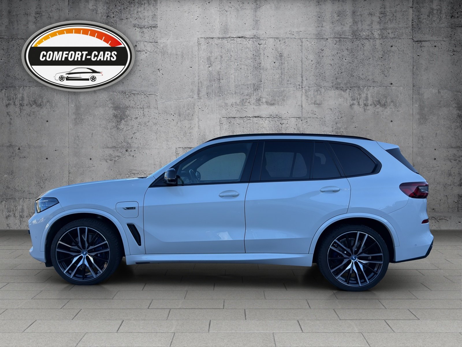 BMW X5 45e M Sport Steptronic Mineralweiss met., Plug-in-Hybrid Benzin/Elektro, Occasion / Gebraucht, Automatik - 3