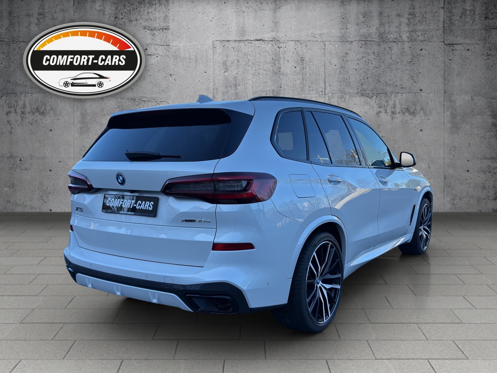 BMW X5 45e M Sport Steptronic Mineralweiss met., Plug-in-Hybrid Benzin/Elektro, Occasion / Gebraucht, Automatik - 6