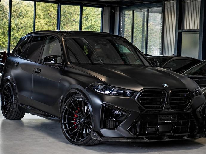 BMW X5M Competition // FROZEN BLACK // WHEELFORCE WHEELS 23, Petrol, Second hand / Used, Automatic