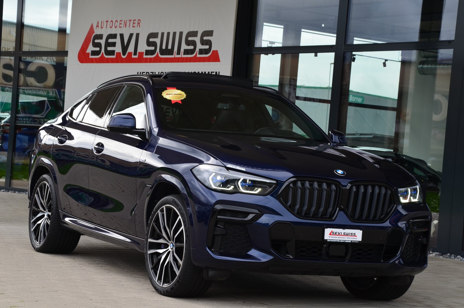 BMW X6 48V 40d Steptronic M Sport Tansanitblau*Frisch, Mild-Hybrid Diesel/Elektro, Occasion / Gebraucht, Automatik - 2