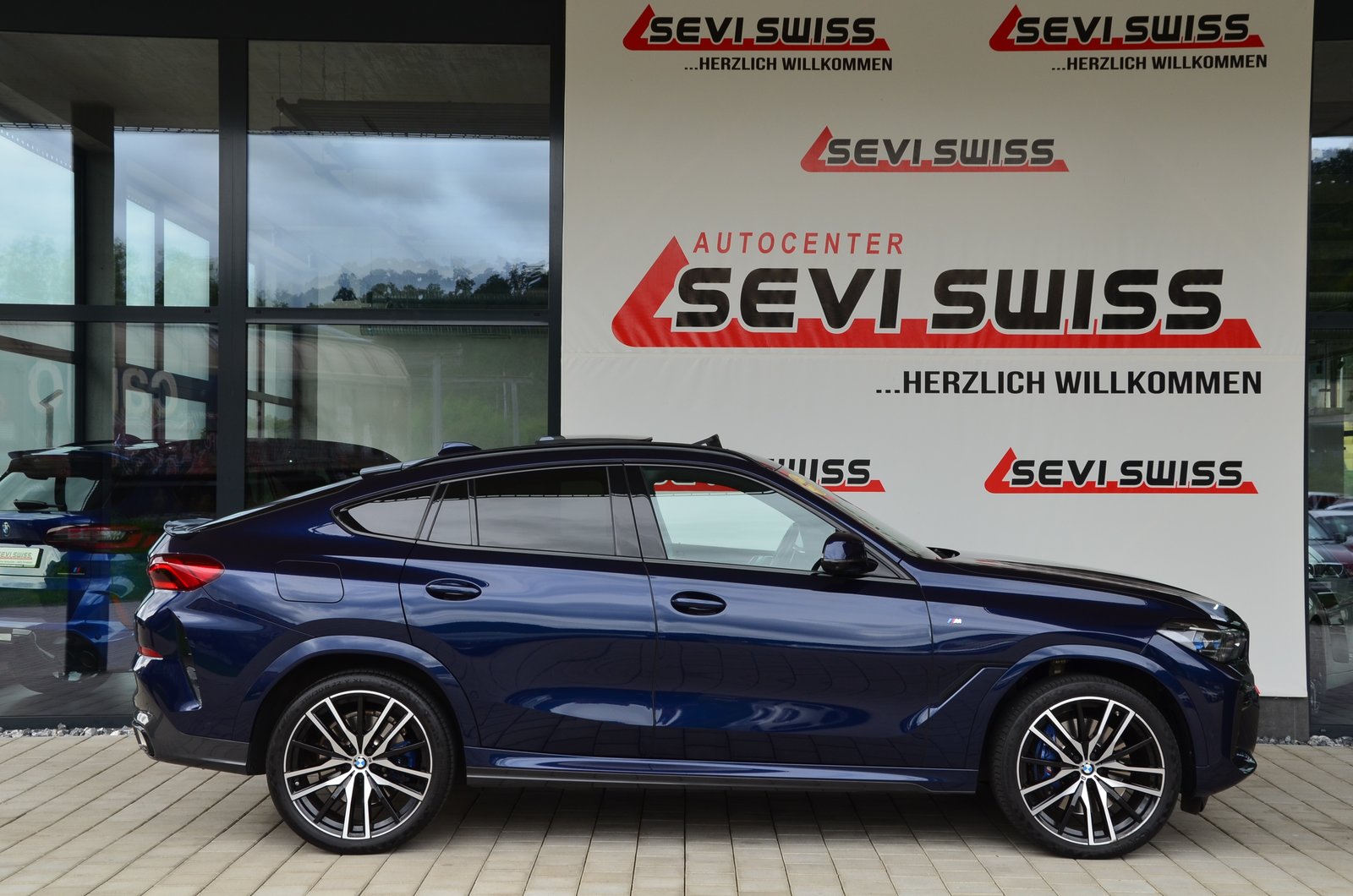 BMW X6 48V 40d Steptronic M Sport Tansanitblau*Frisch, Mild-Hybrid Diesel/Elektro, Occasion / Gebraucht, Automatik - 4