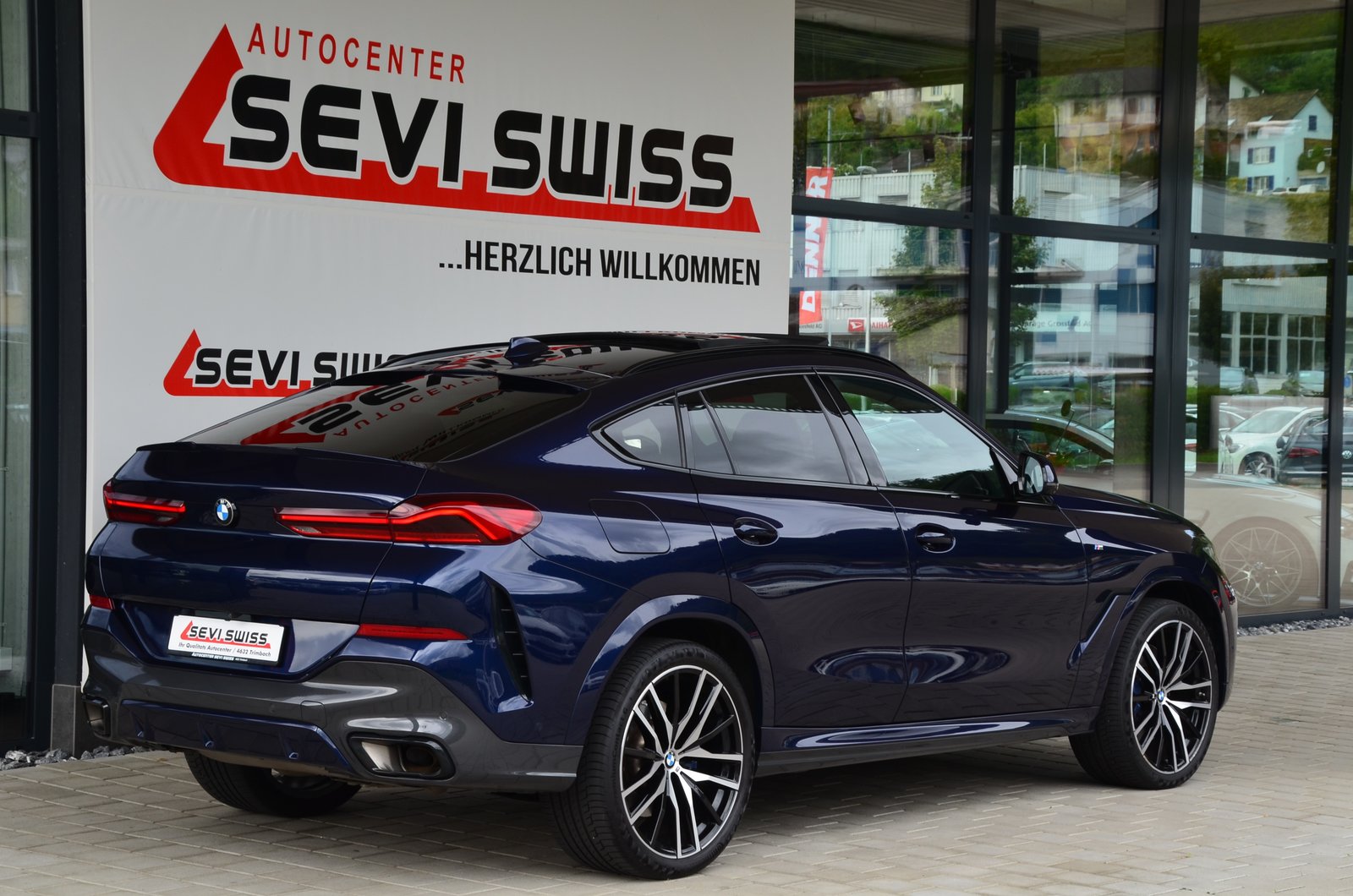 BMW X6 48V 40d Steptronic M Sport Tansanitblau*Frisch, Mild-Hybrid Diesel/Elektro, Occasion / Gebraucht, Automatik - 5