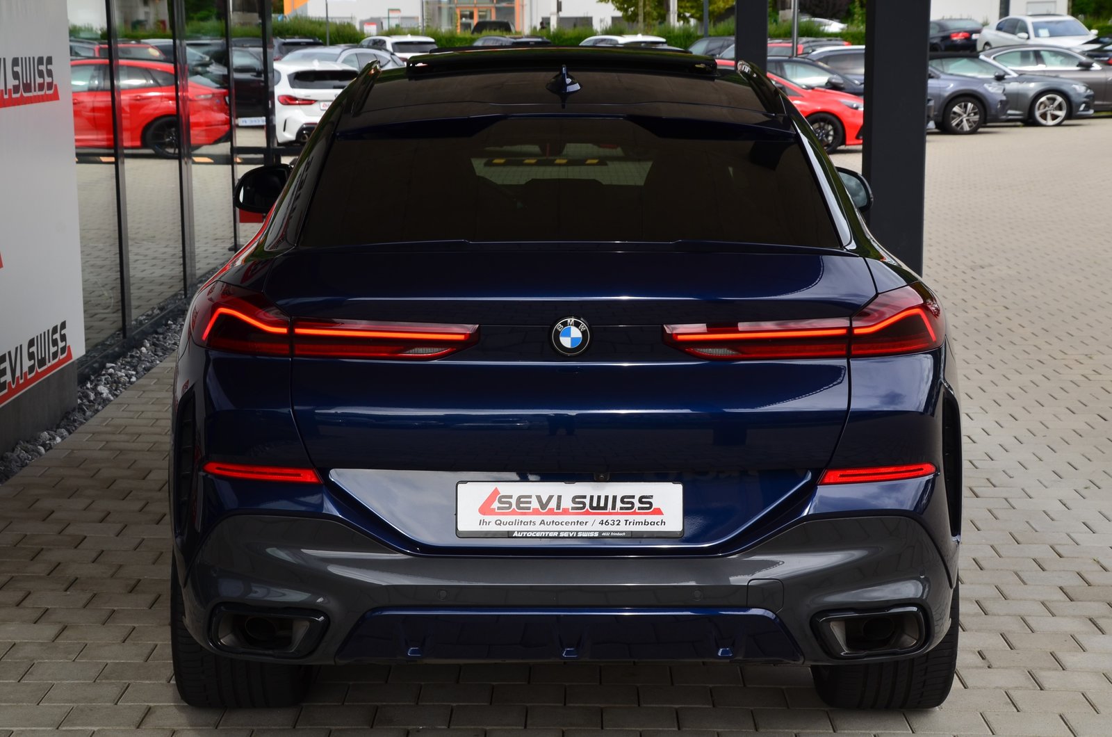 BMW X6 48V 40d Steptronic M Sport Tansanitblau*Frisch, Mild-Hybrid Diesel/Elektro, Occasion / Gebraucht, Automatik - 6