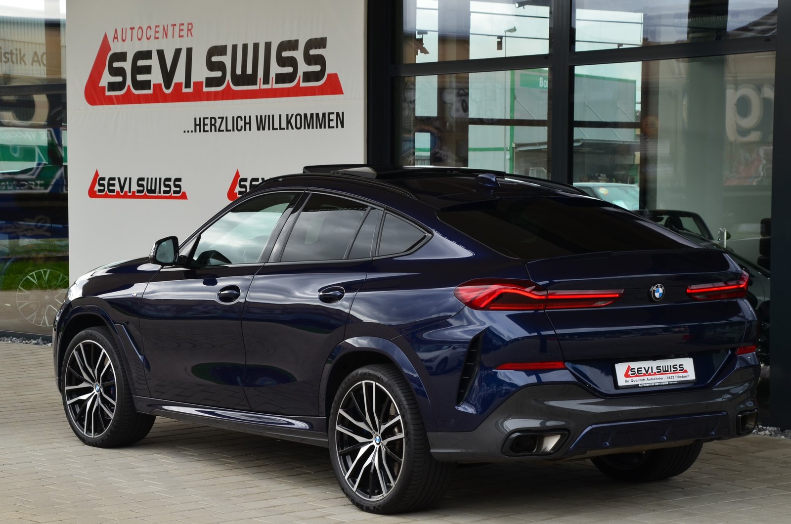 BMW X6 48V 40d Steptronic M Sport Tansanitblau*Frisch, Mild-Hybrid Diesel/Elektro, Occasion / Gebraucht, Automatik - 7