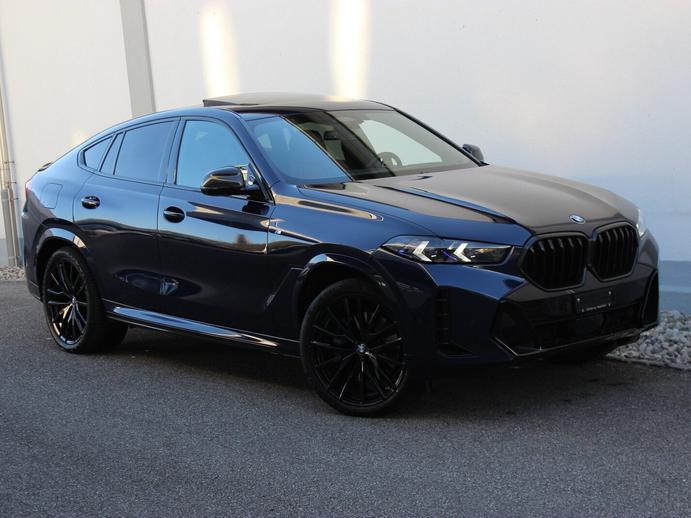 BMW X6 48V 40d M Sport Pro Individual Tansanitblau Metallic Bo, Hybride Léger Diesel/Électricité, Occasion / Utilisé, Automatique