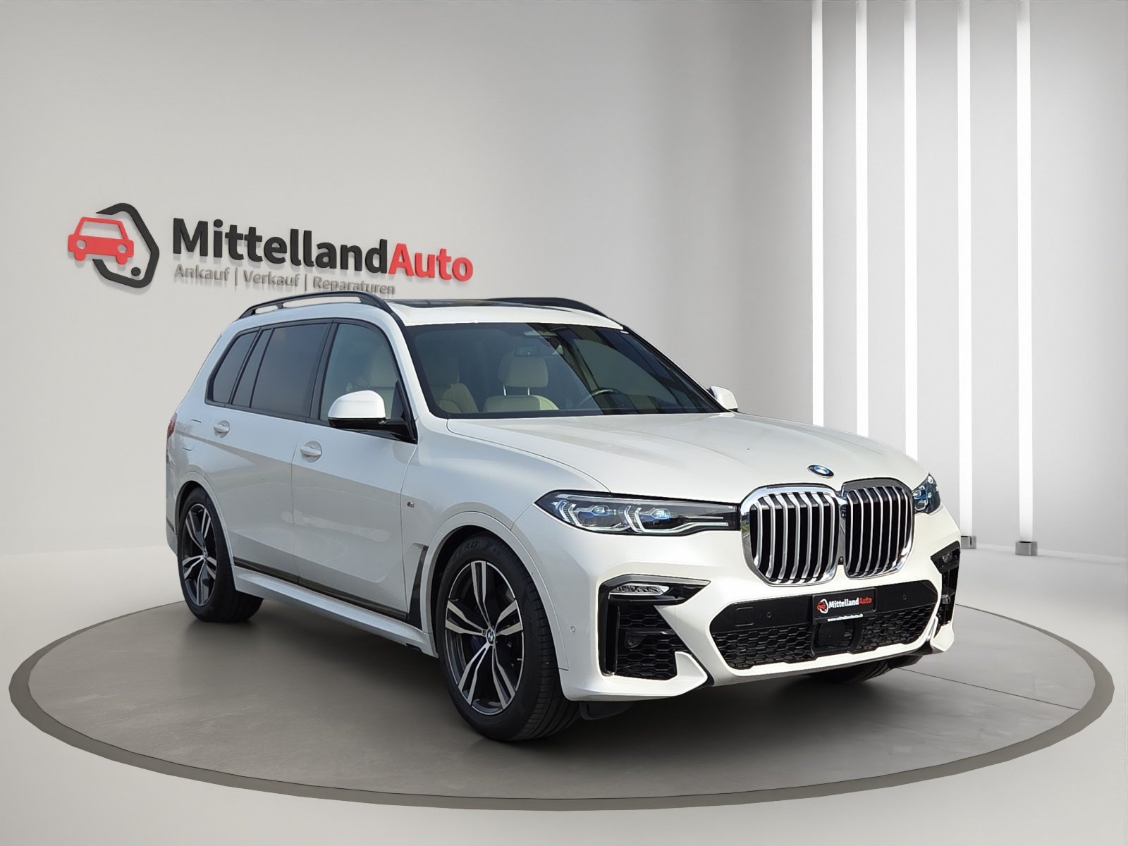 BMW X7 48V 40d Steptronic, Hybride Léger Diesel/Électricité, Occasion / Utilisé, Automatique - 3