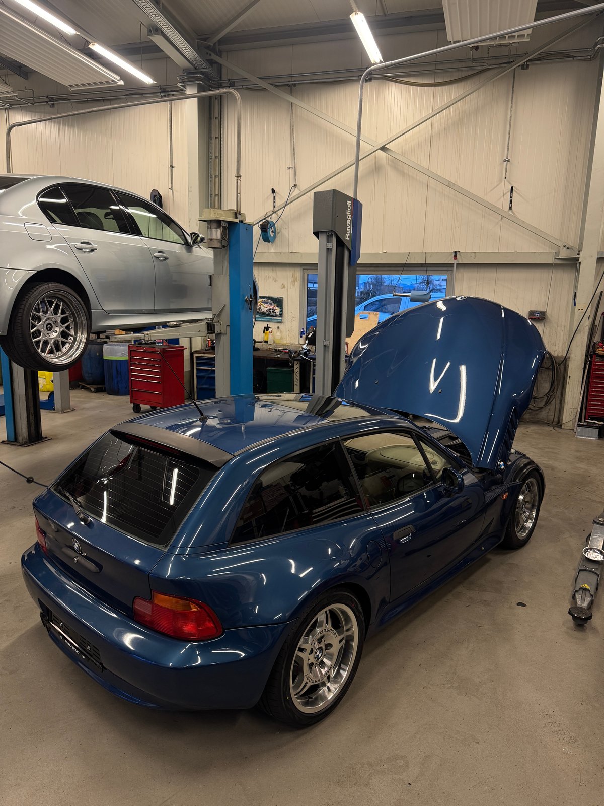 BMW Z3 2.8i Coupé *Topasblau - Braunleder*, Essence, Occasion / Utilisé, Manuelle - 2