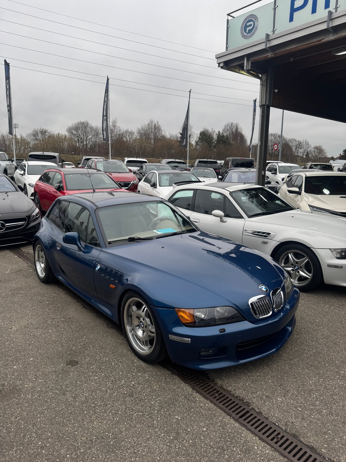 BMW Z3 2.8i Coupé *Topasblau - Braunleder*, Essence, Occasion / Utilisé, Manuelle - 3