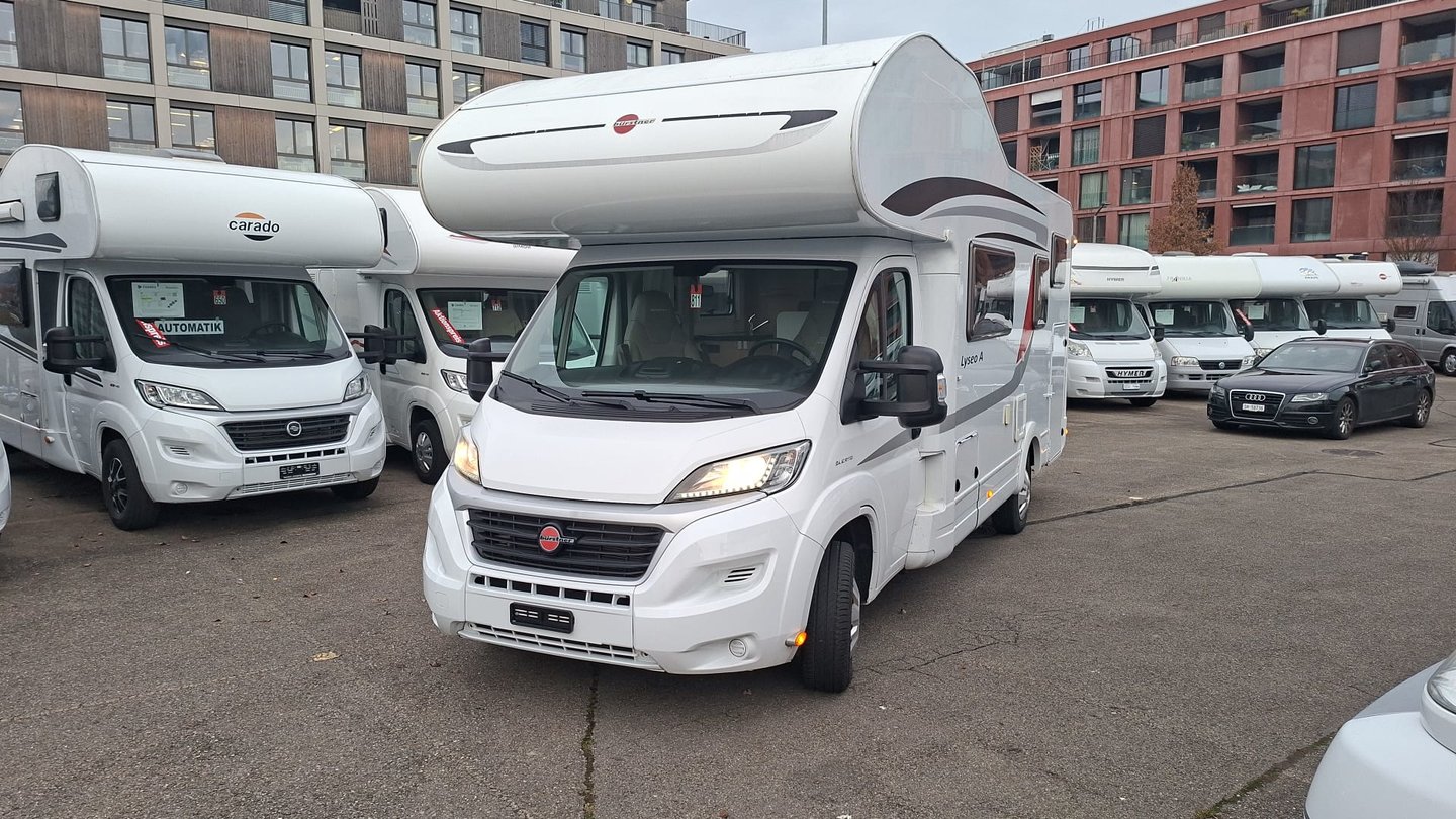 BÜRSTNER Lyseo A 700**6 Pers.**450Kg Nutzlast**7.35m Länge**