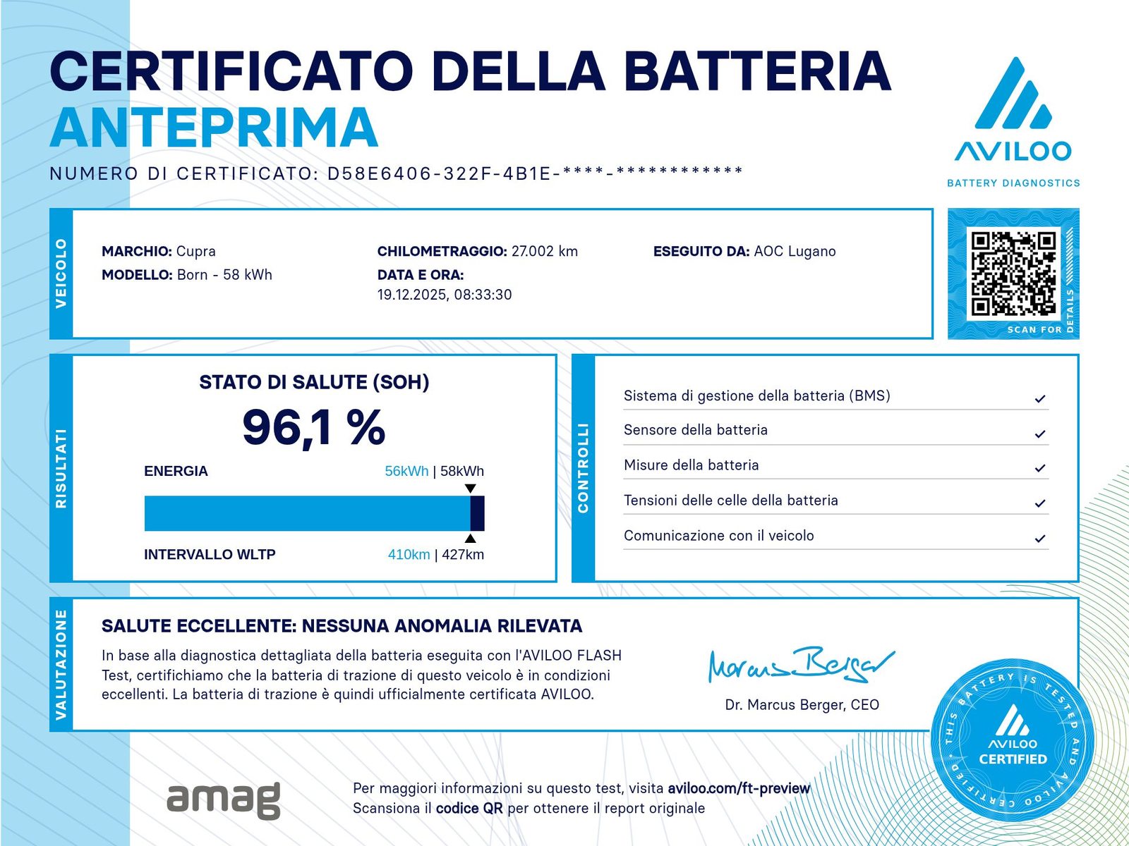 CUPRA BORN 58kWh (netto), Électrique, Occasion / Utilisé, Automatique - 2