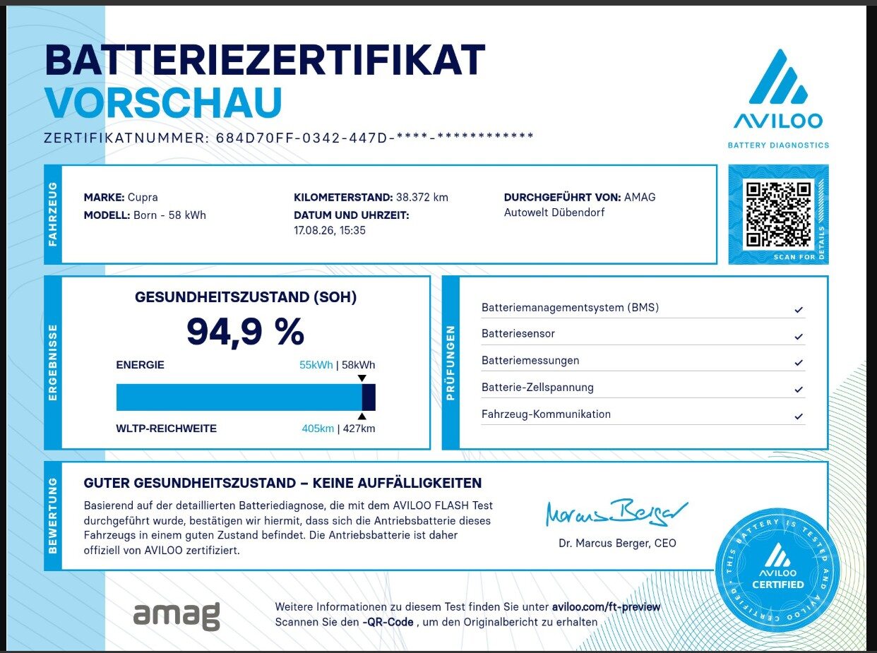 CUPRA BORN 58kWh (netto), Elektro, Occasion / Gebraucht, Automatik - 4