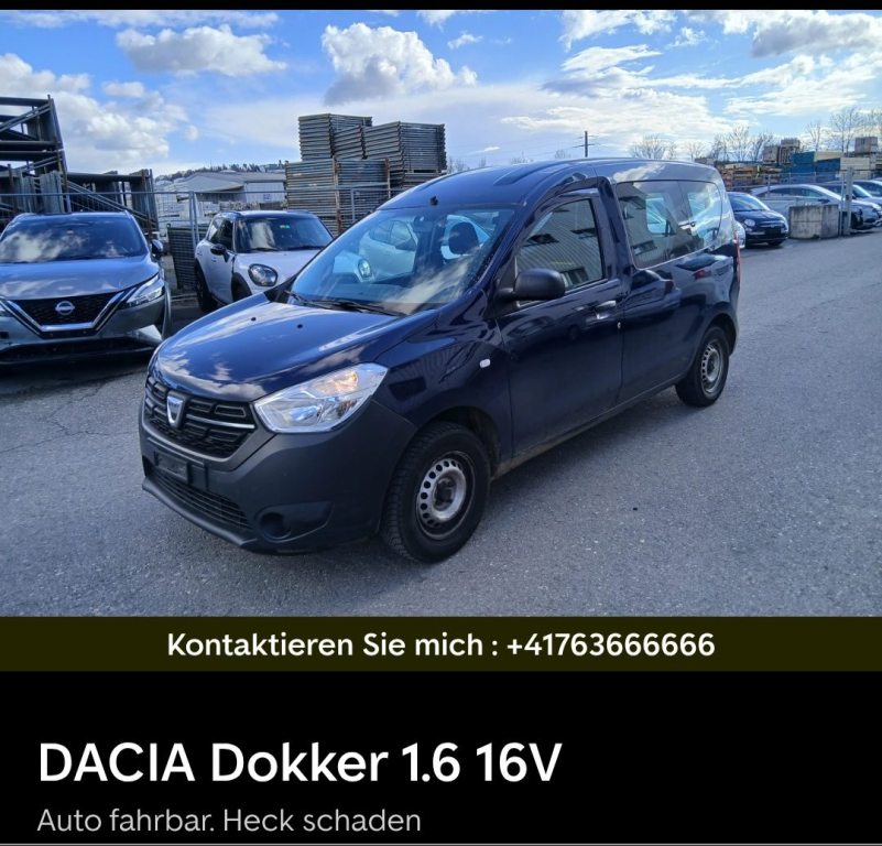 DACIA DOKKER 1.6 S/S, Benzin, Occasion / Gebraucht, Handschaltung - 2