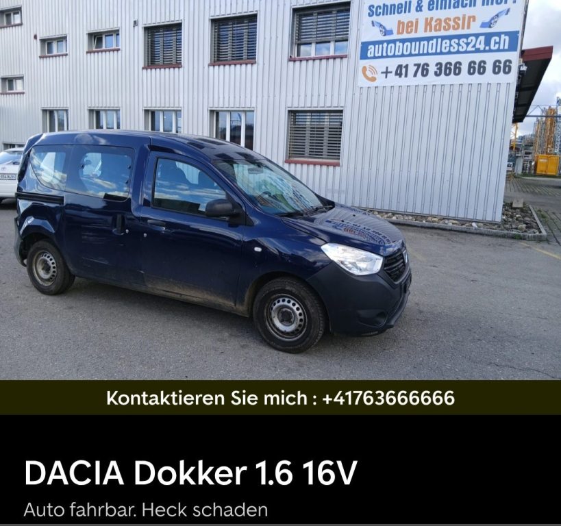 DACIA DOKKER 1.6 S/S, Benzin, Occasion / Gebraucht, Handschaltung - 3