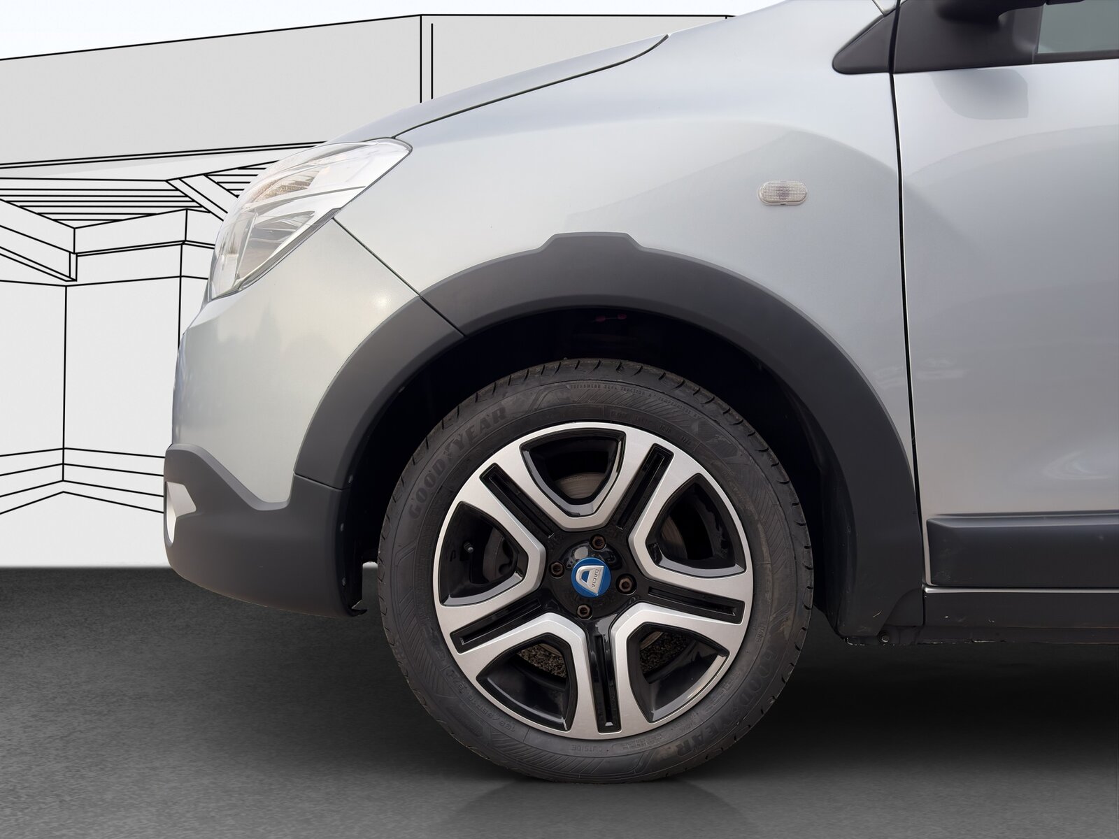 DACIA Lodgy 1.3 TCe Stepway S/S 7P, Essence, Occasion / Utilisé, Manuelle - 6