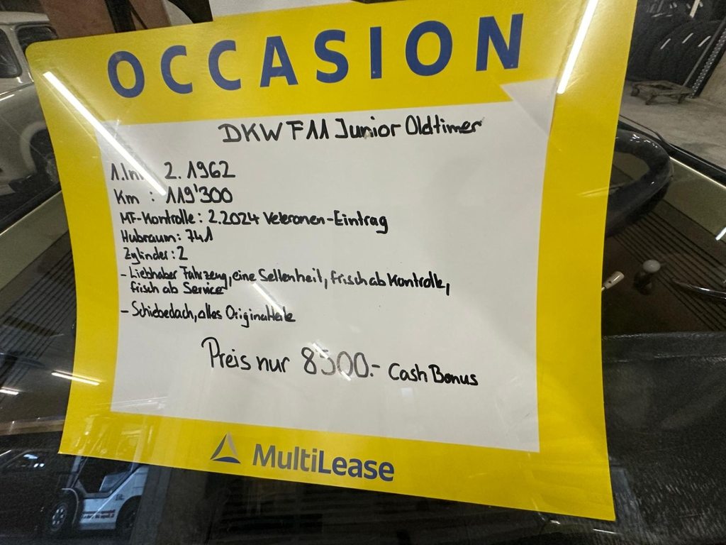 DKW Oldtimer, Benzin, Oldtimer, Handschaltung - 2