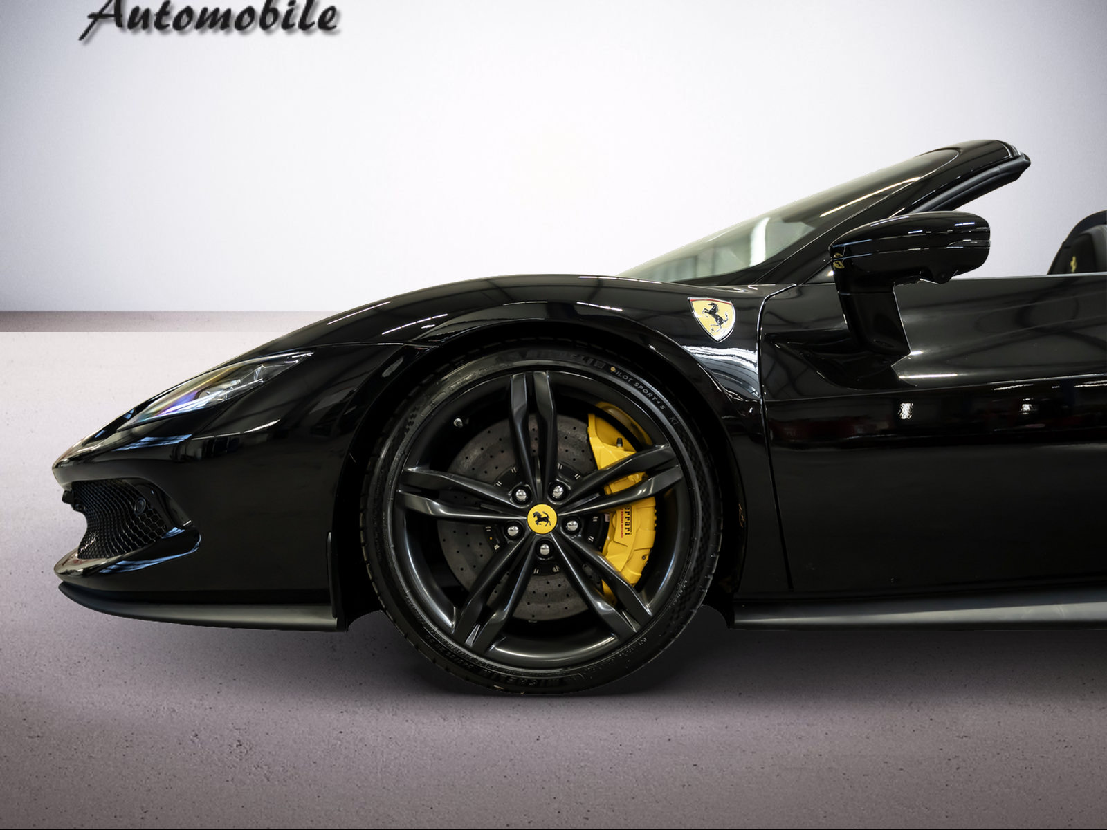 FERRARI * 296 GTS * SCHWARZ/SCHWARZ * PPF GANZES AUTO * LEAS, Plug-in-Hybrid Benzina/Elettrica, Occasioni / Usate, Automatico - 3
