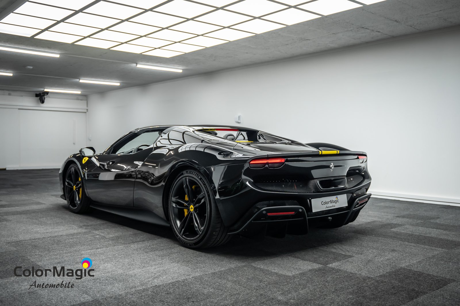 FERRARI * 296 GTS * SCHWARZ/SCHWARZ * PPF GANZES AUTO * LEAS, Plug-in-Hybrid Benzina/Elettrica, Occasioni / Usate, Automatico - 4