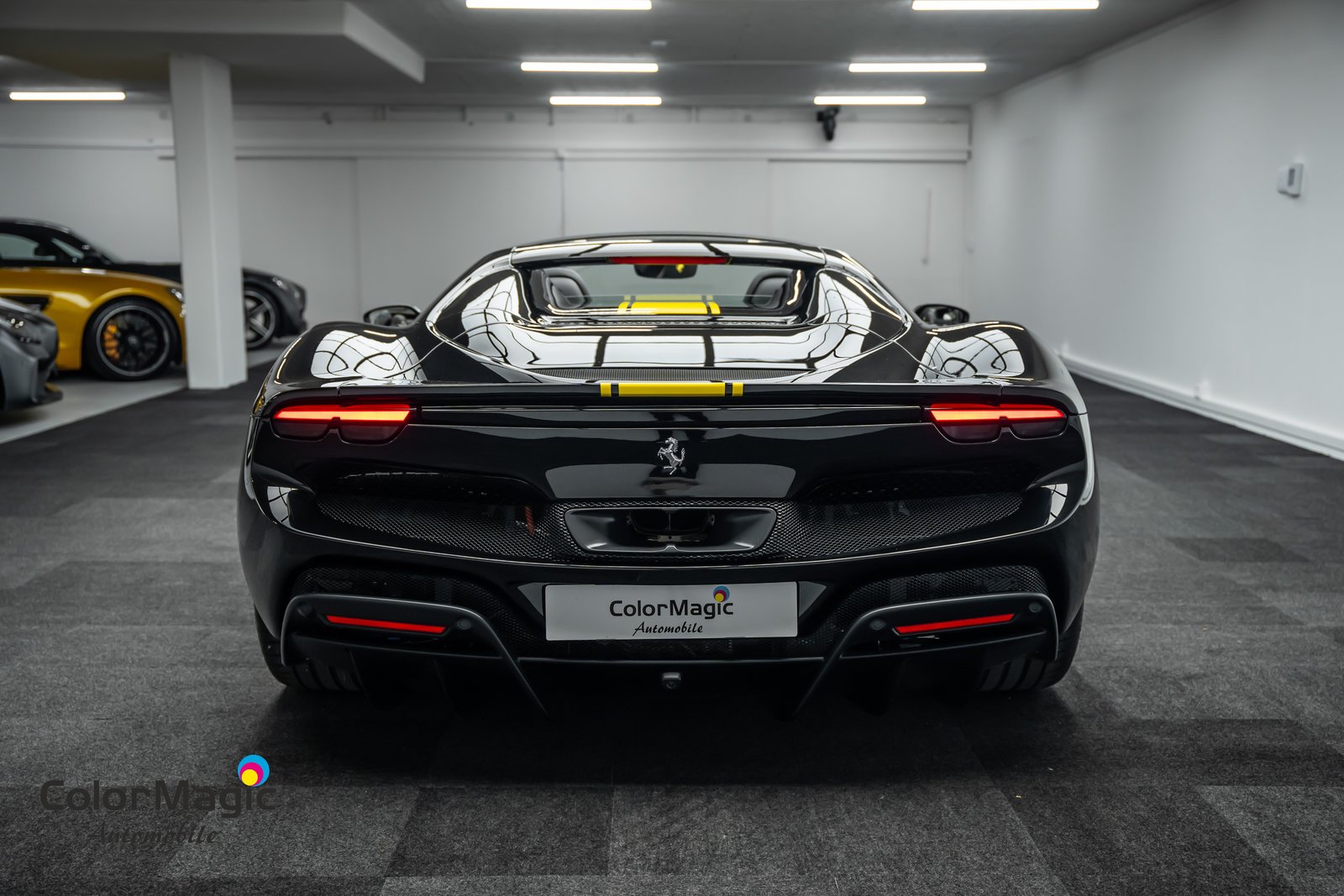 FERRARI * 296 GTS * SCHWARZ/SCHWARZ * PPF GANZES AUTO * LEAS, Plug-in-Hybrid Benzina/Elettrica, Occasioni / Usate, Automatico - 5