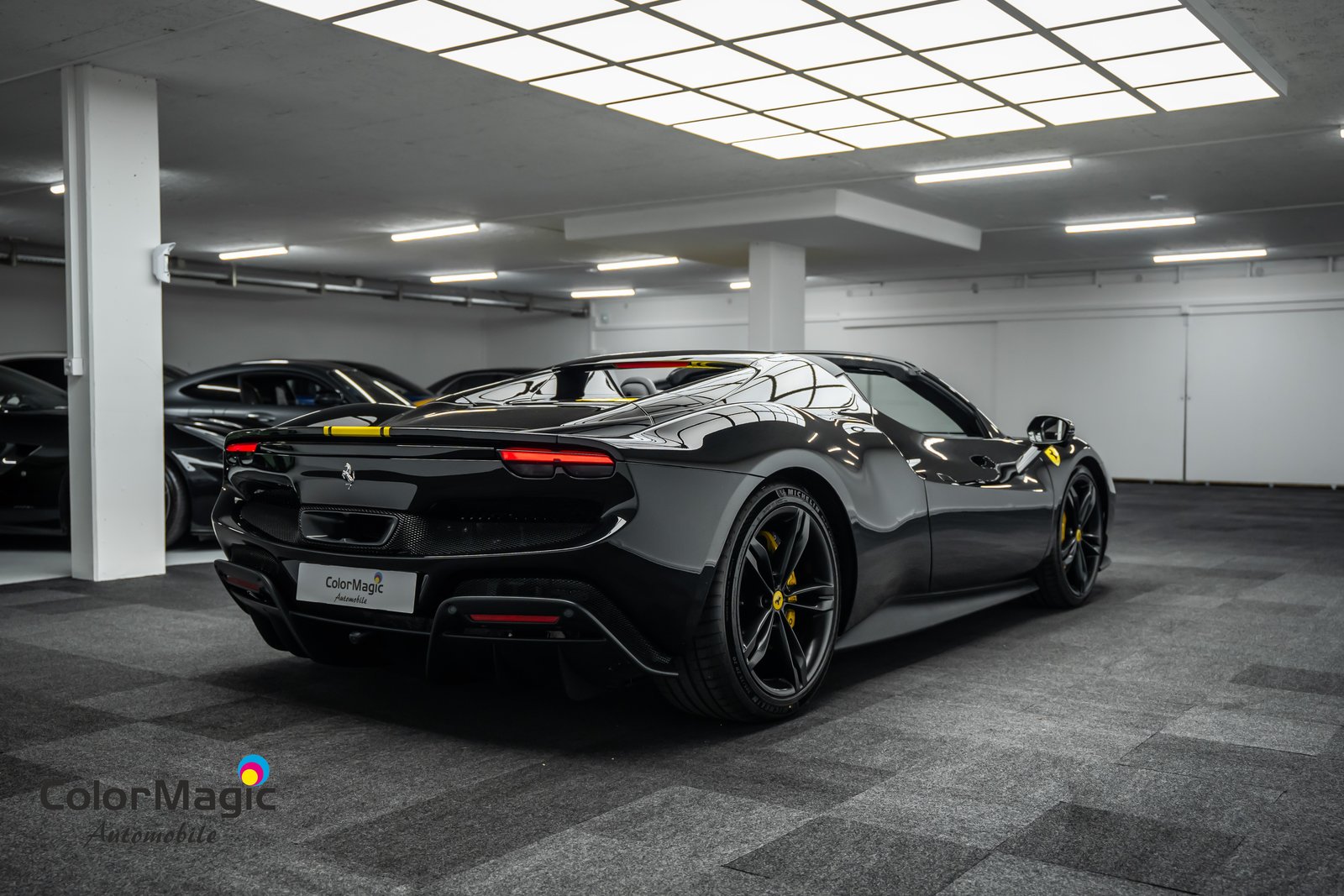 FERRARI * 296 GTS * SCHWARZ/SCHWARZ * PPF GANZES AUTO * LEAS, Plug-in-Hybrid Benzina/Elettrica, Occasioni / Usate, Automatico - 6