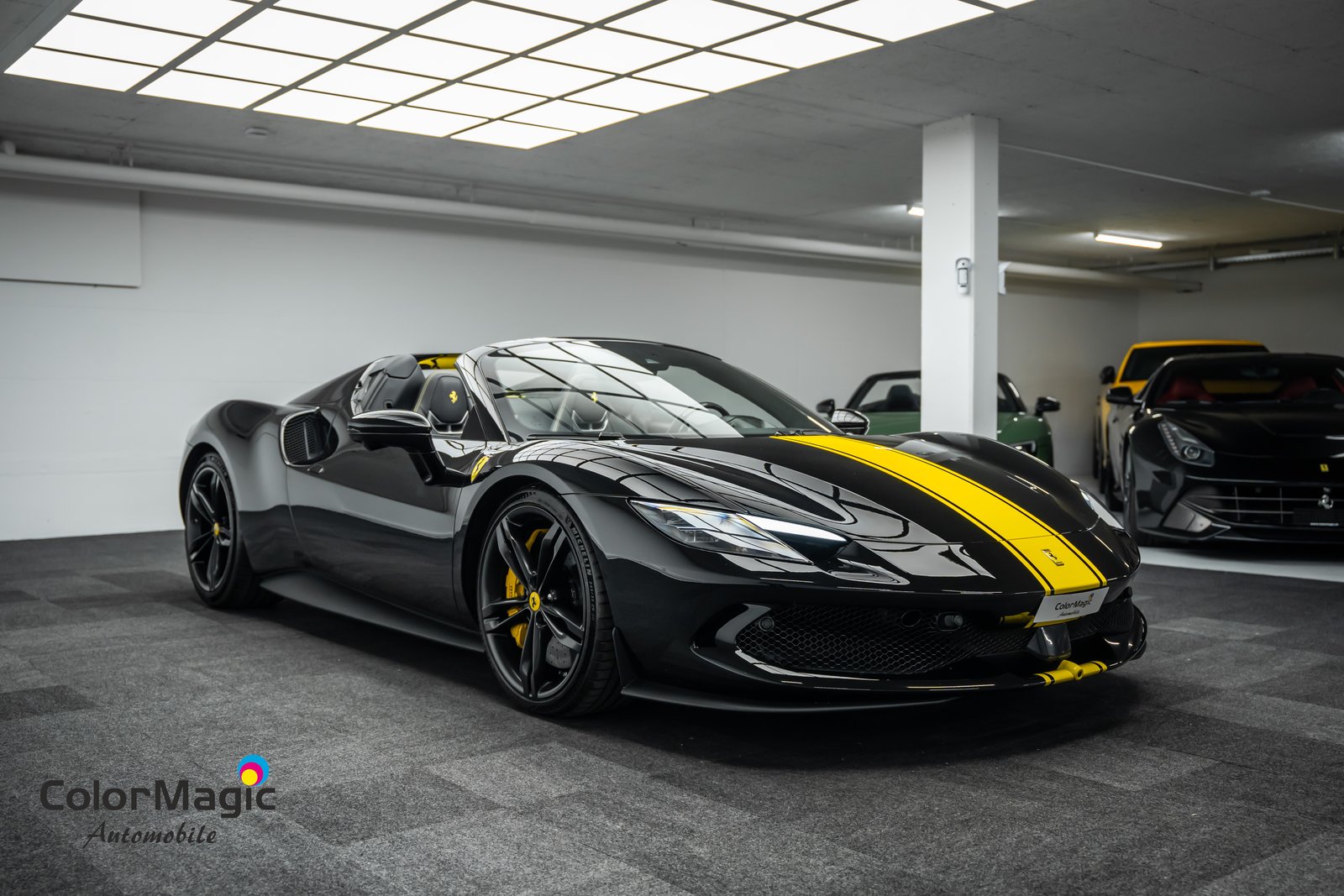 FERRARI * 296 GTS * SCHWARZ/SCHWARZ * PPF GANZES AUTO * LEAS, Plug-in-Hybrid Benzina/Elettrica, Occasioni / Usate, Automatico - 7