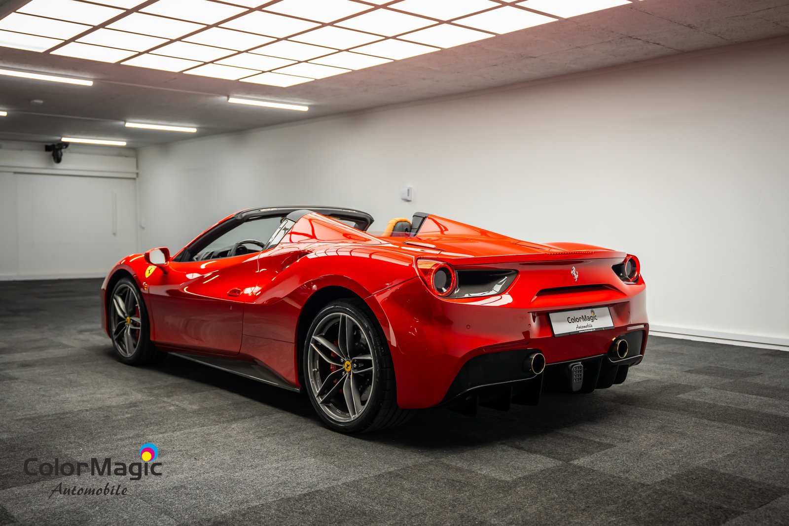 FERRARI * 488 SPIDER * FULL CARBON INNEN AUSSEN * SAMMLERFA, Benzina, Occasioni / Usate, Automatico - 4