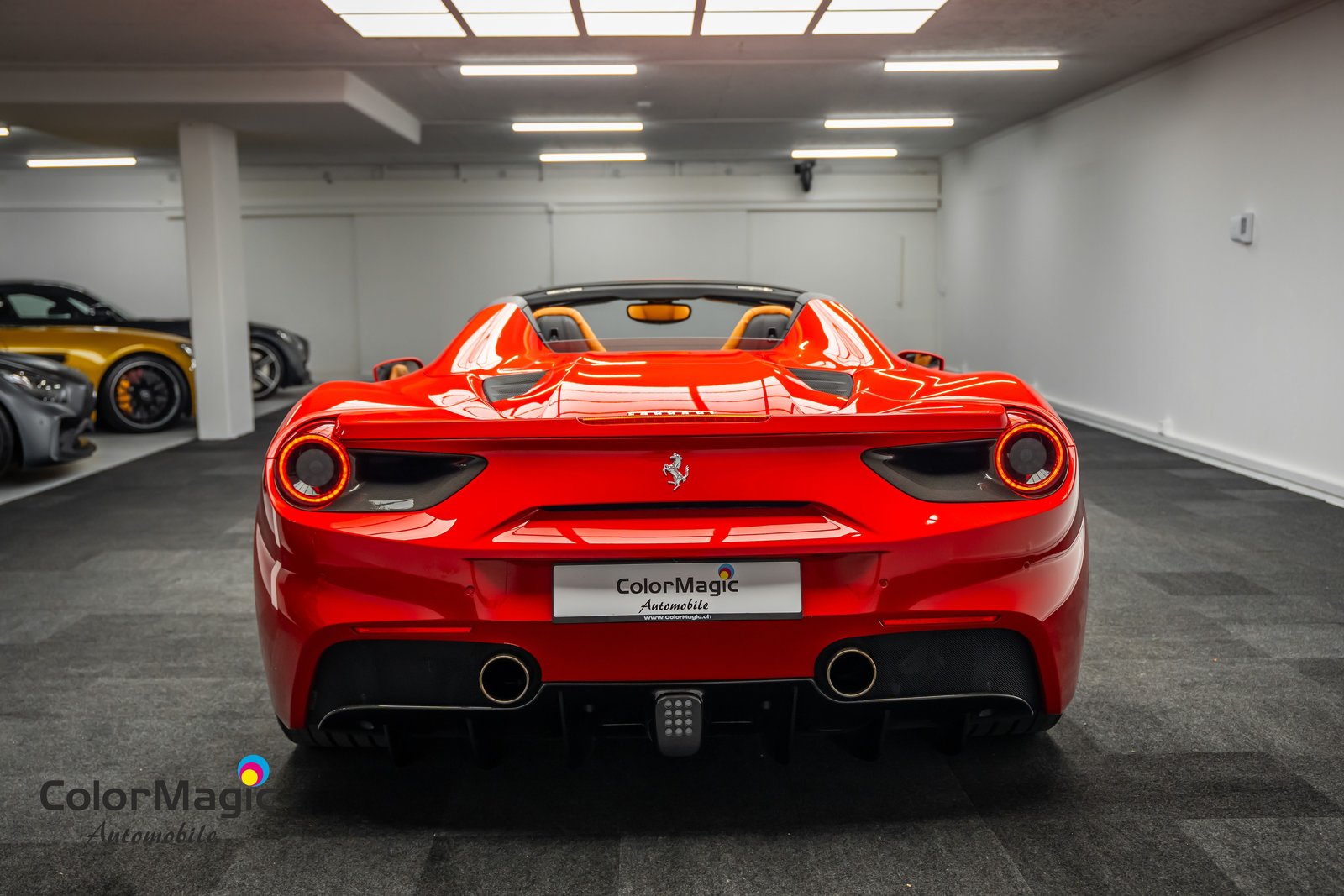 FERRARI * 488 SPIDER * FULL CARBON INNEN AUSSEN * SAMMLERFA, Benzina, Occasioni / Usate, Automatico - 5