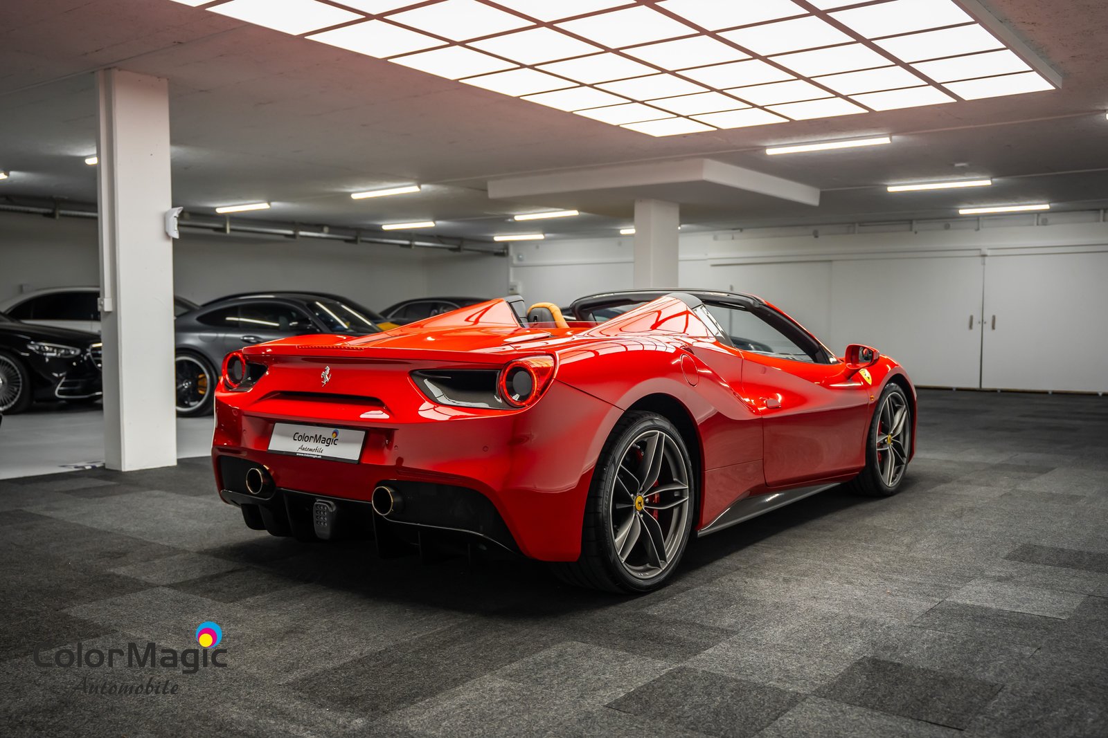 FERRARI * 488 SPIDER * FULL CARBON INNEN AUSSEN * SAMMLERFA, Benzina, Occasioni / Usate, Automatico - 6