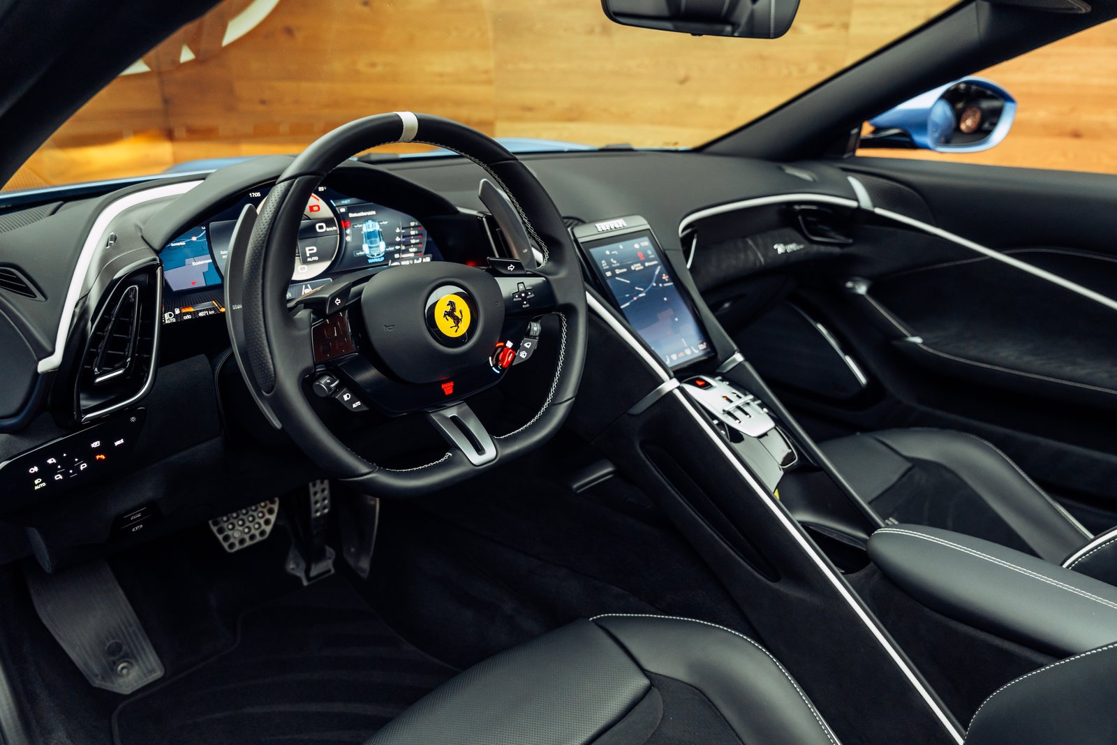 FERRARI Roma 3.9 V8 T Spider Azzurro California, Petrol, Second hand / Used, Automatic - 5