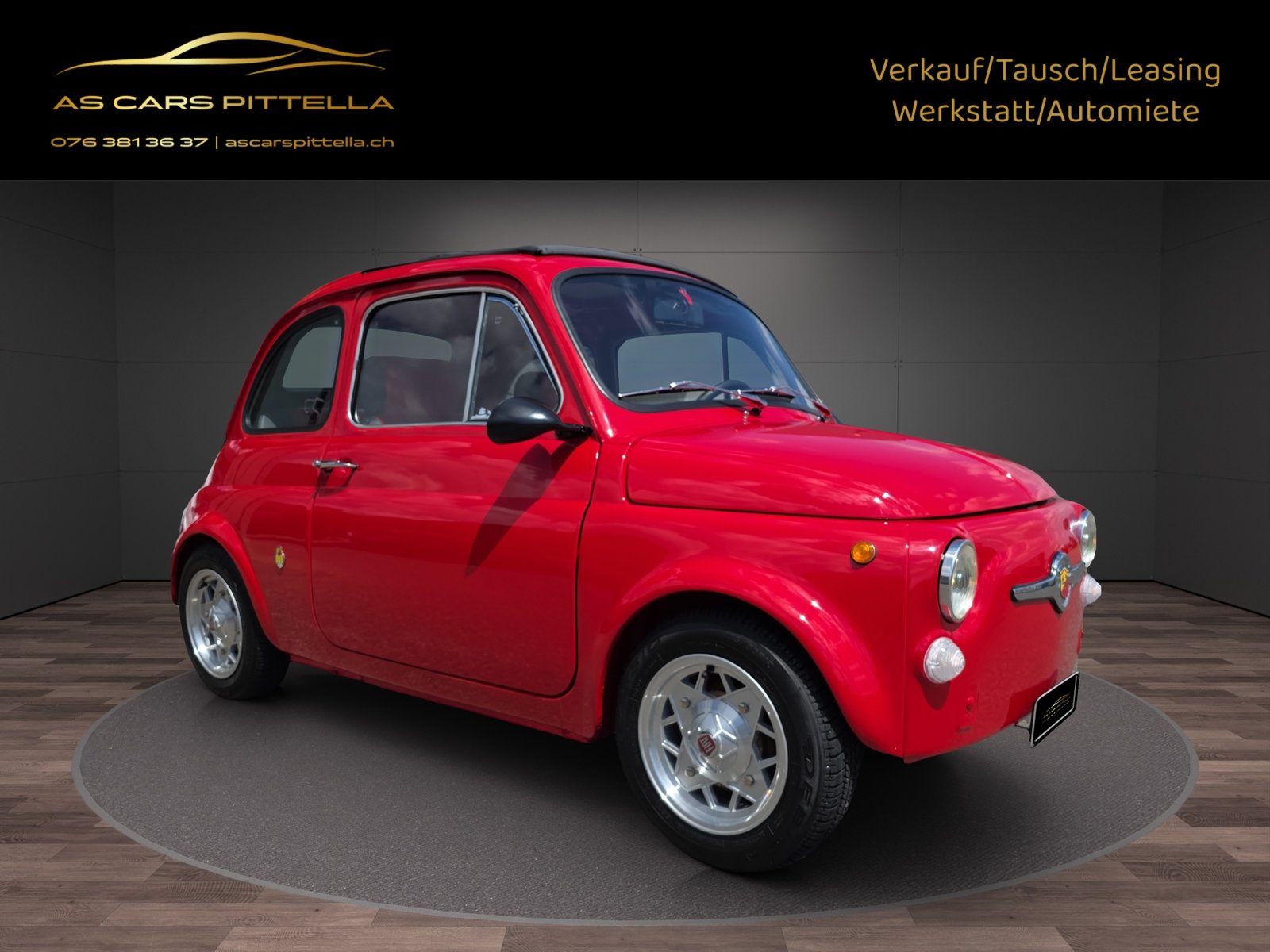 FIAT 500 Abarth Nuova *Veteranenfahrzeug* Cabriolet, Benzin, Occasion / Gebraucht, Handschaltung - 6