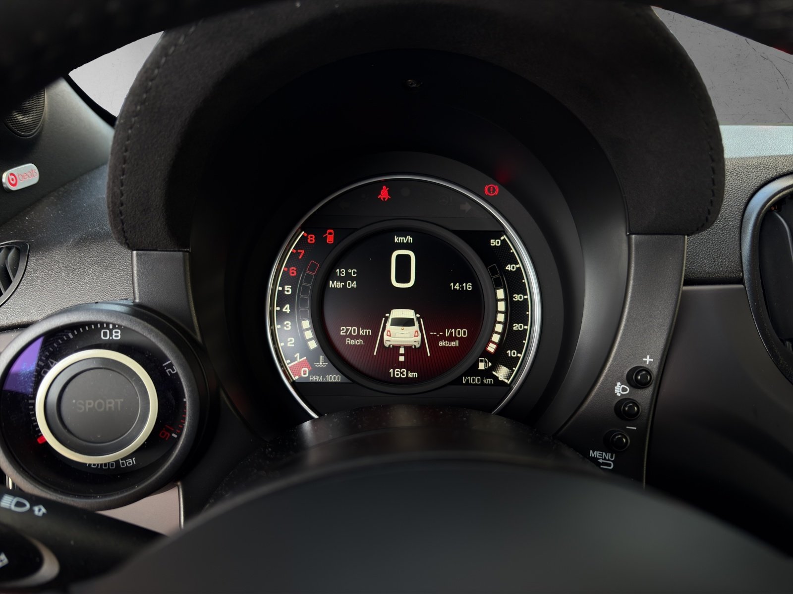 FIAT 595 1.4 16V Turbo Abarth Turismo, Essence, Occasion / Utilisé, Manuelle - 7