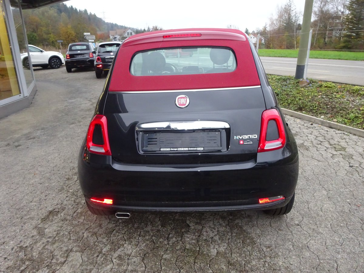 FIAT 500C 1.0 N3 MildHybrid Swiss Edition, Mild-Hybrid Petrol/Electric, New car, Manual - 4