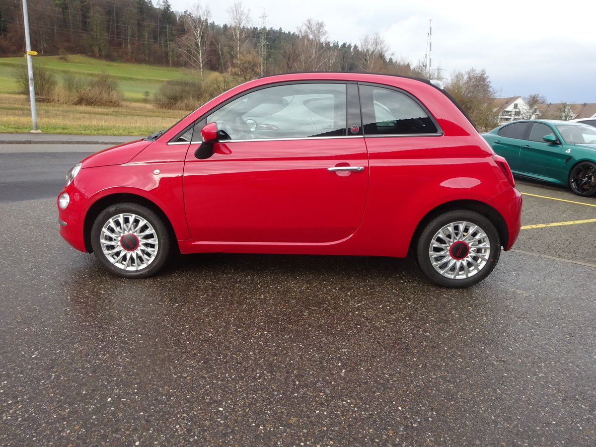 FIAT 500C 1.0 N3 MildHybrid Red, Hybride Leggero Benzina/Elettrica, Occasioni / Usate, Manuale - 2