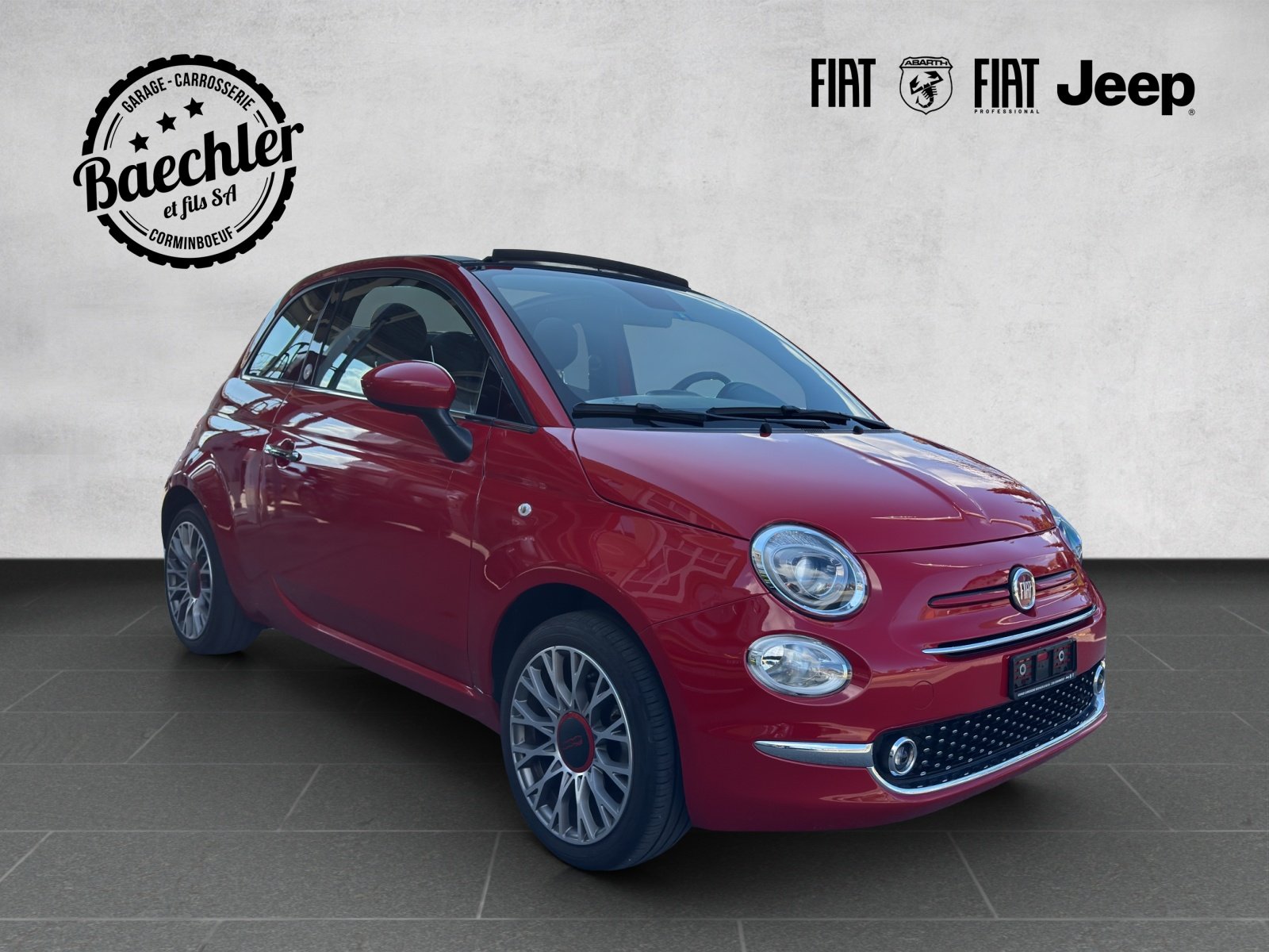 FIAT 500 C 1.0 Hybrid Red, Mild-Hybrid Benzin/Elektro, Occasion / Gebraucht, Handschaltung - 2
