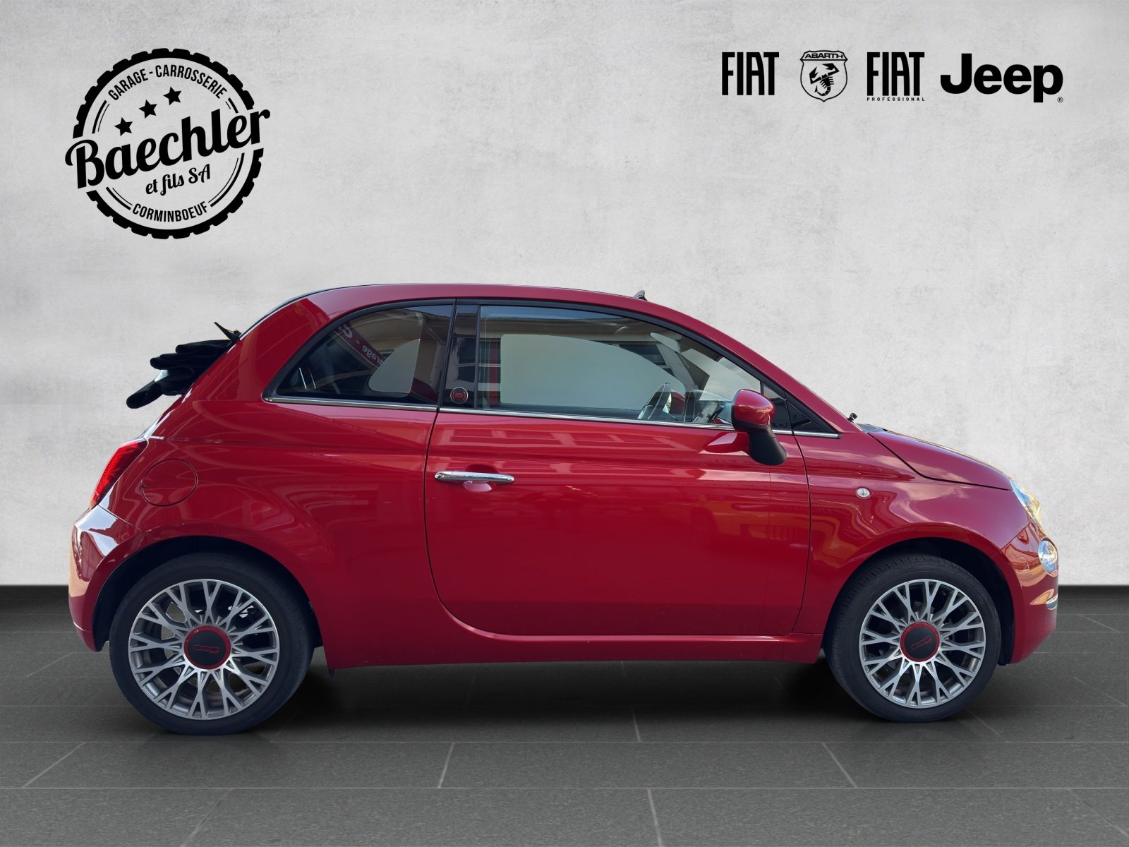 FIAT 500 C 1.0 Hybrid Red, Mild-Hybrid Benzin/Elektro, Occasion / Gebraucht, Handschaltung - 4