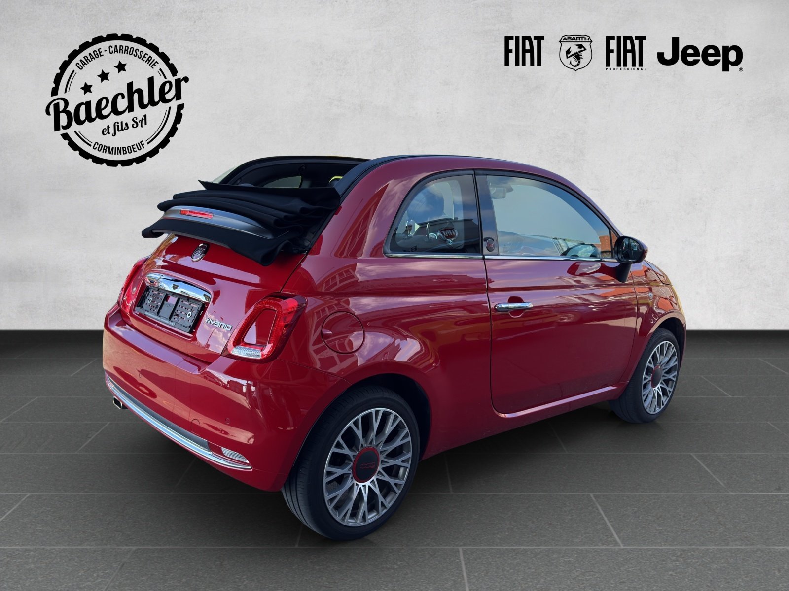 FIAT 500 C 1.0 Hybrid Red, Mild-Hybrid Benzin/Elektro, Occasion / Gebraucht, Handschaltung - 5