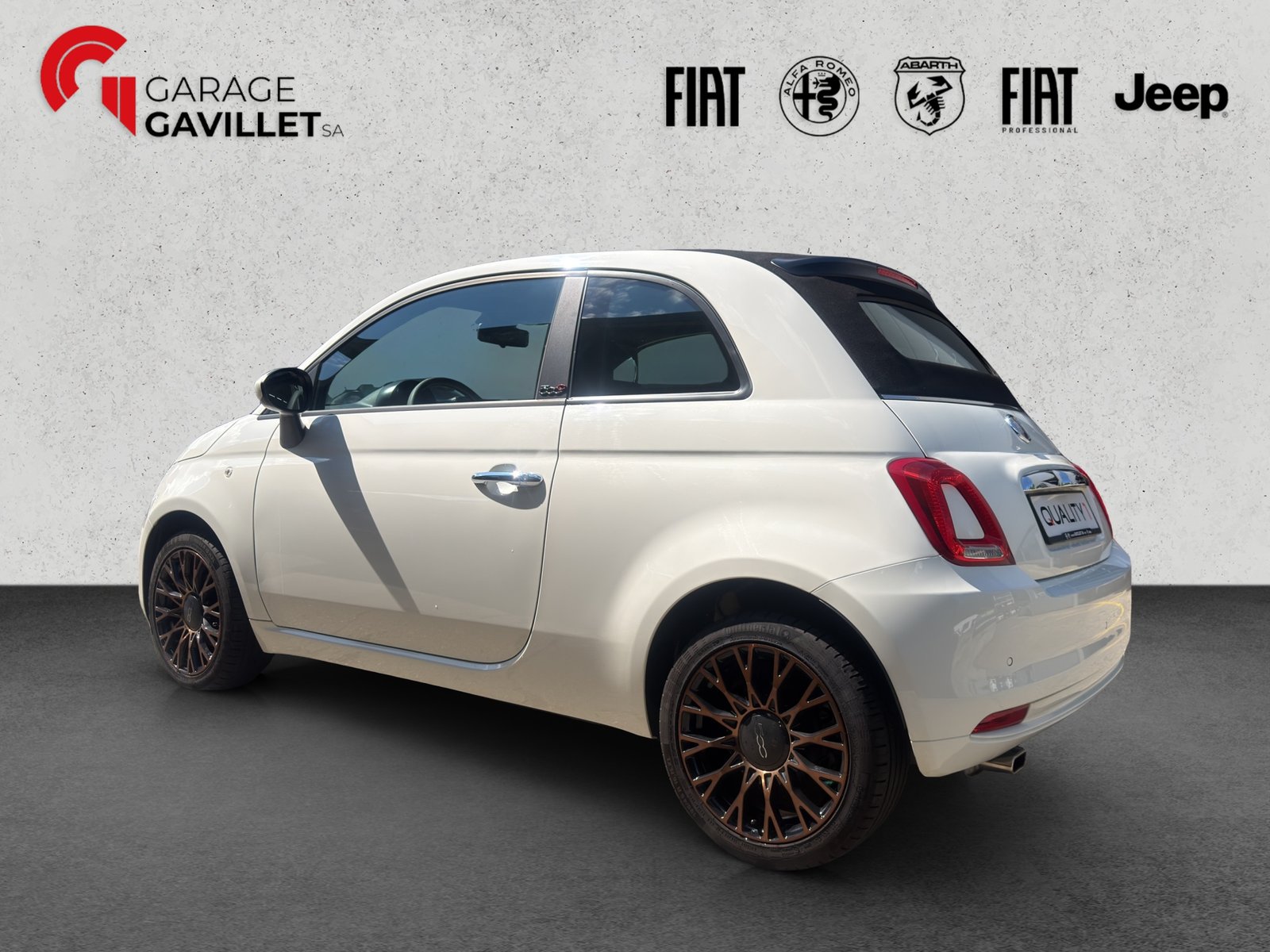 FIAT 500 C 1.2 Lounge Dual., Essence, Occasion / Utilisé, Automatique - 4