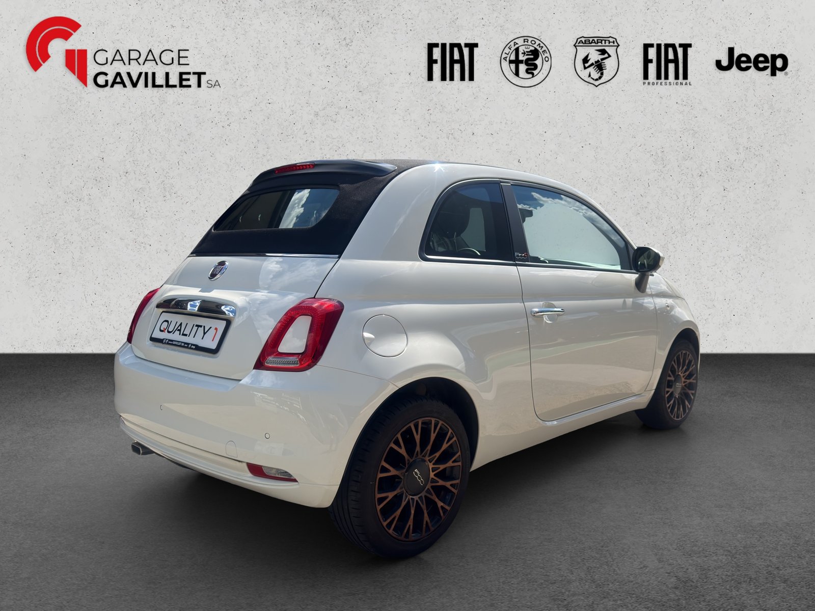 FIAT 500 C 1.2 Lounge Dual., Essence, Occasion / Utilisé, Automatique - 6