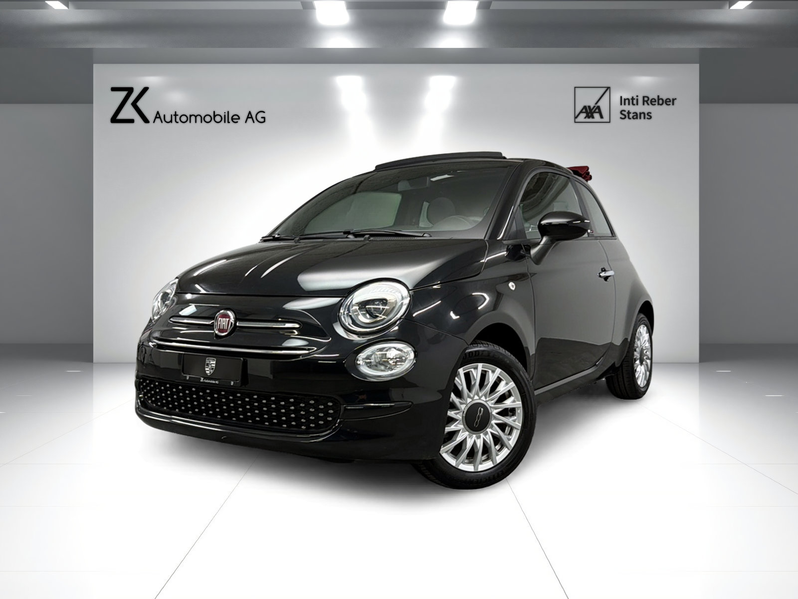 FIAT 500C LOUNGE 1.2 BZ 8V Nero Vesuvio CABRIO