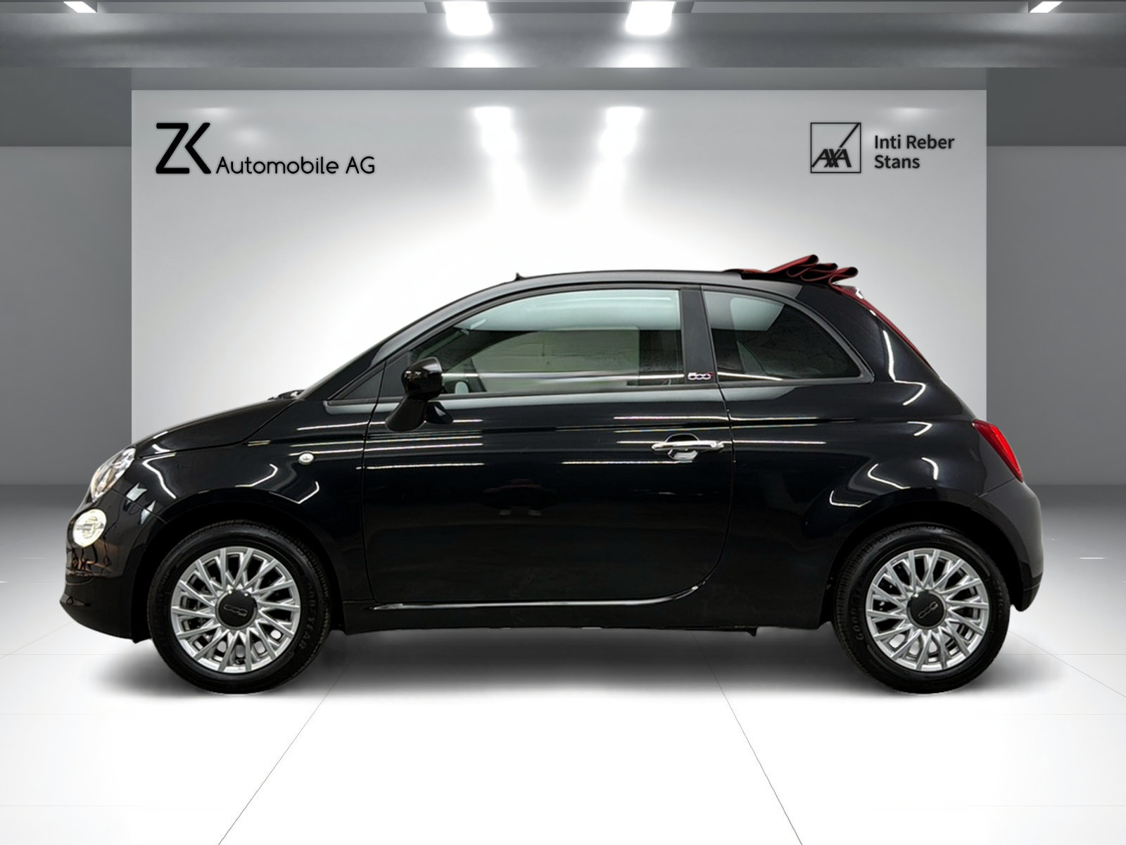 FIAT 500C LOUNGE 1.2 BZ 8V Nero Vesuvio CABRIO, Petrol, Second hand / Used, Automatic - 3