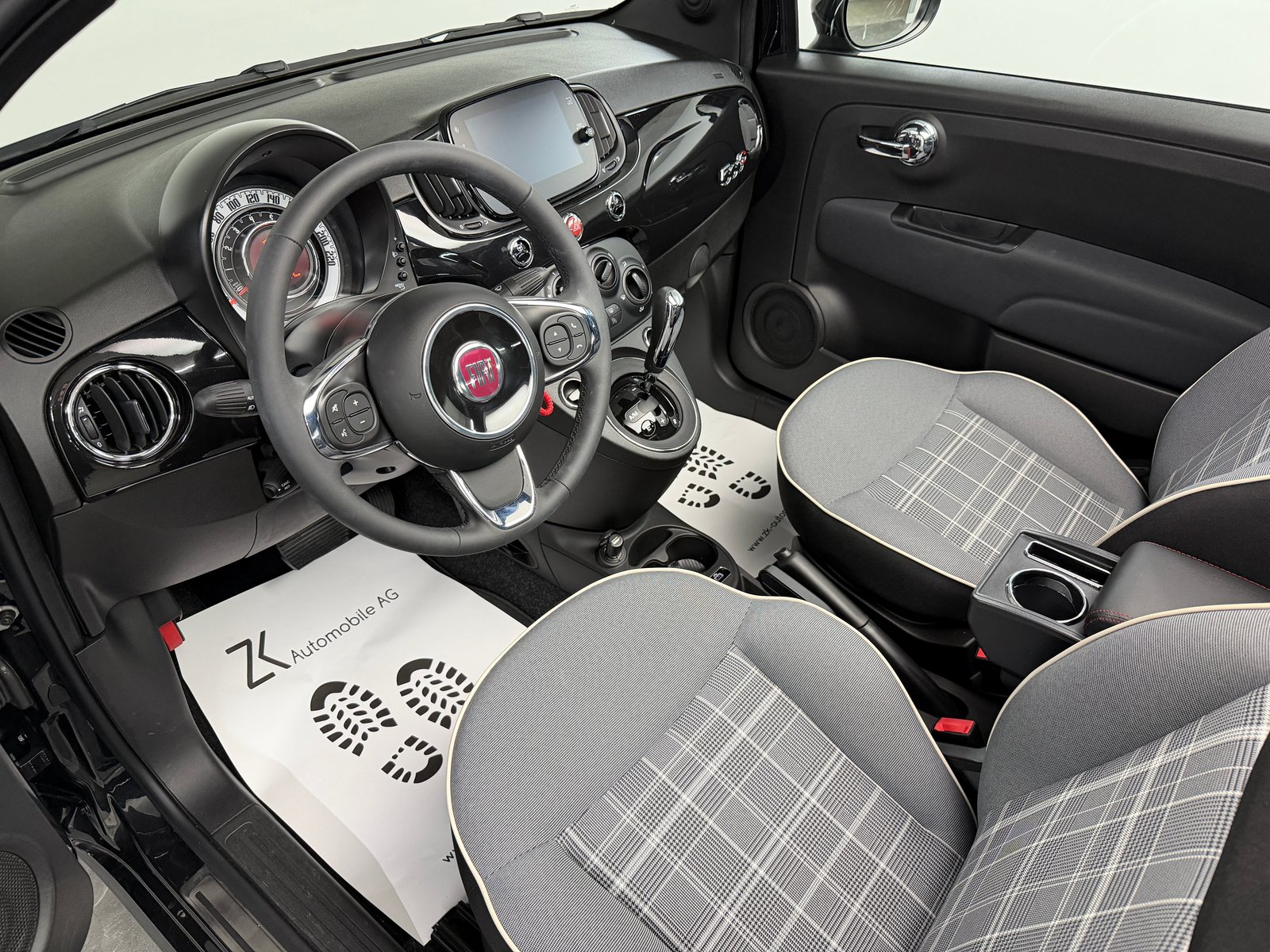 FIAT 500C LOUNGE 1.2 BZ 8V Nero Vesuvio CABRIO, Petrol, Second hand / Used, Automatic - 7