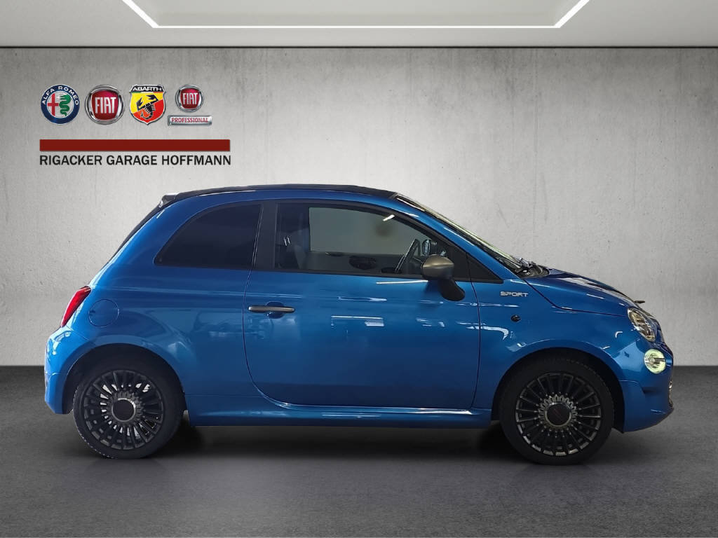 FIAT 500 C 1.0 Hybrid Sport, Hybride Léger Essence/Électricité, Occasion / Utilisé, Manuelle - 3