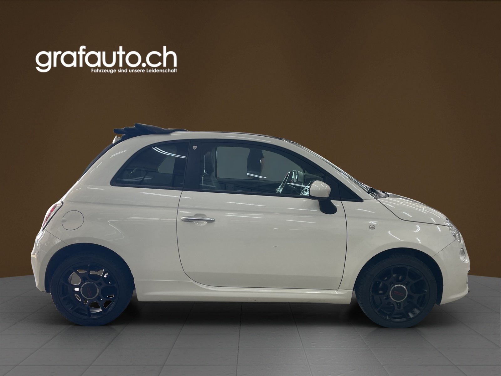 FIAT 500 0.9 T Cabrio TwinAir Lounge, Benzin, Occasion / Gebraucht, Handschaltung - 3