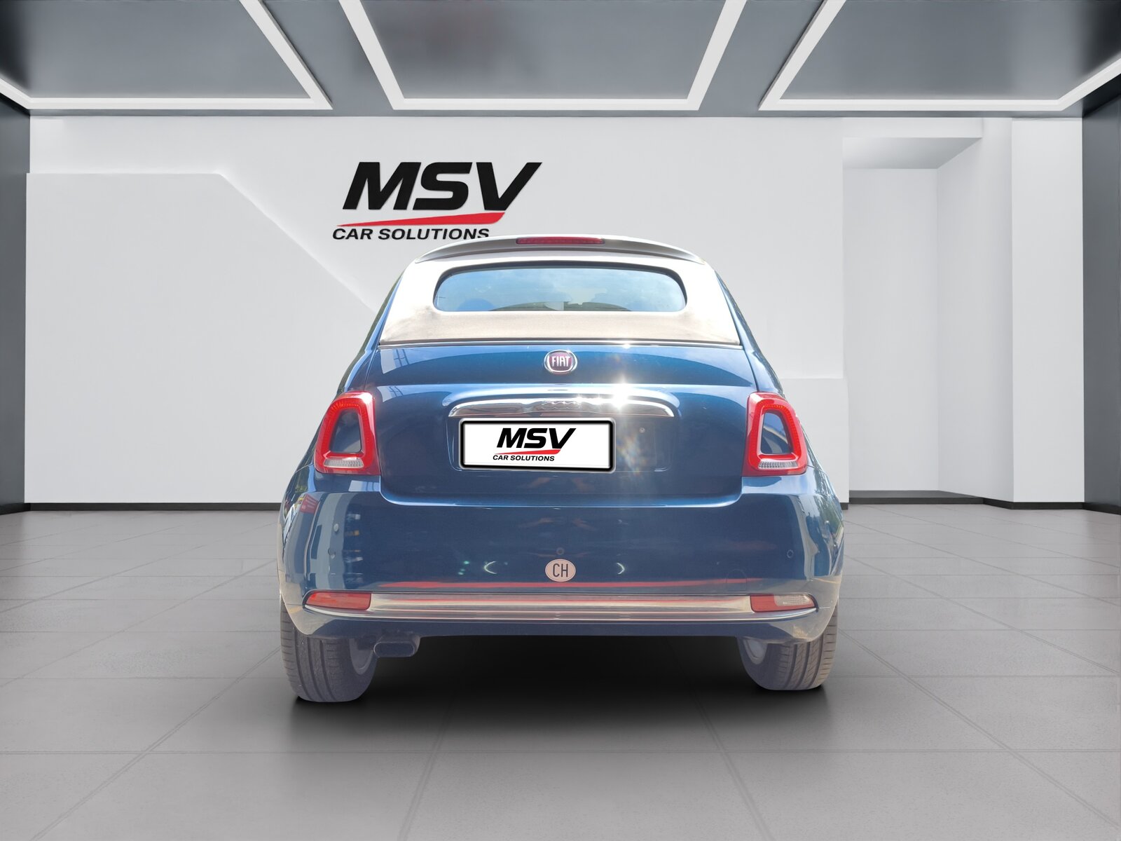 FIAT 500 Cabriolet 0.9 T TwinAir Lounge, Benzin, Occasion / Gebraucht, Handschaltung - 4